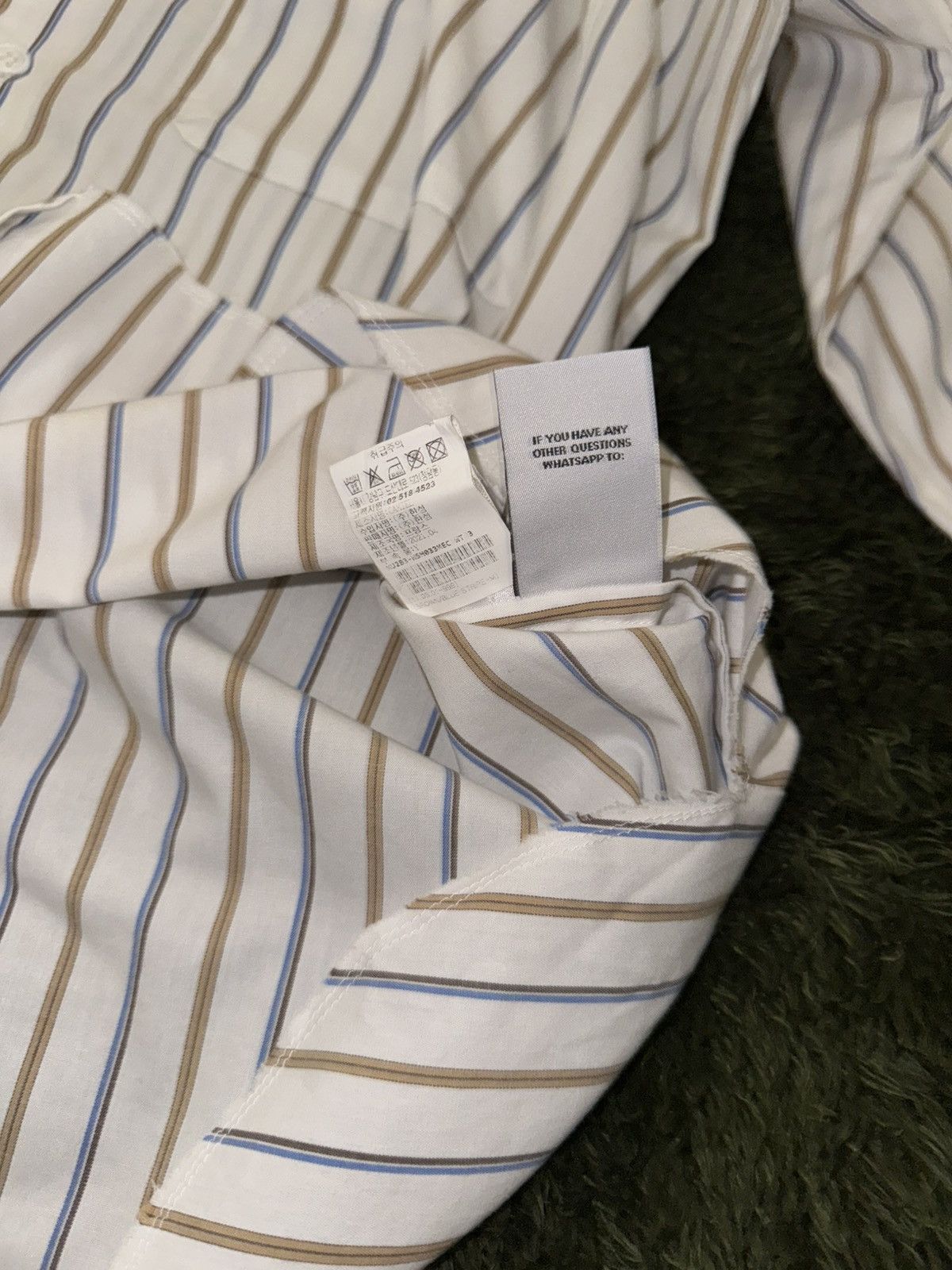 Camiel Fortgens [M] Camiel Fortgens Rough Cutting Stripe Cotton Shirt Size US M / EU 48-50 / 2 - 7 Thumbnail