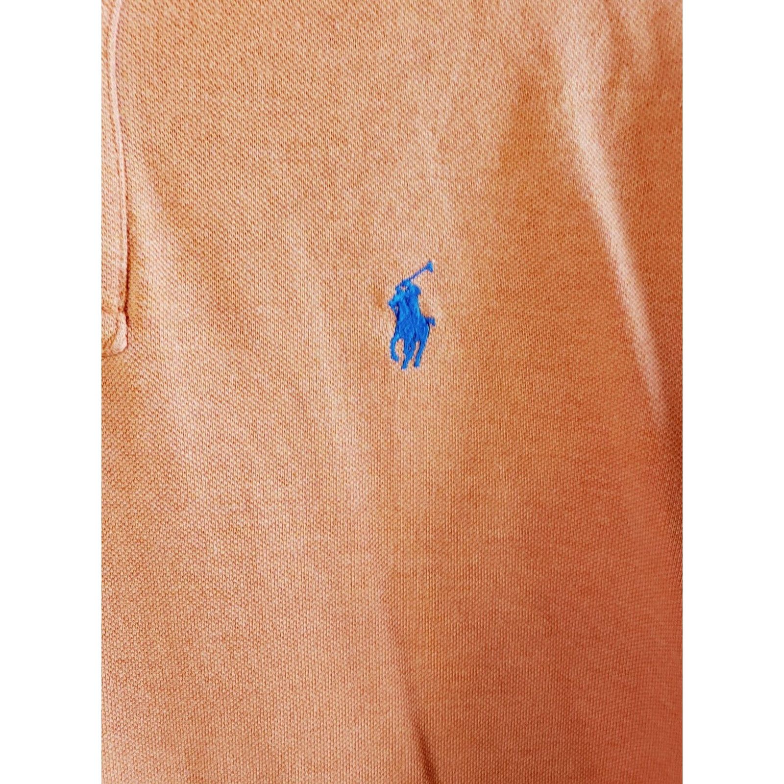 Polo Ralph Lauren Polo Ralph Lauren Polo Shirt Men M Short Sleeve Orange Melon Pony Logo Classic Fit Size US M / EU 48-50 / 2 - 5 Thumbnail