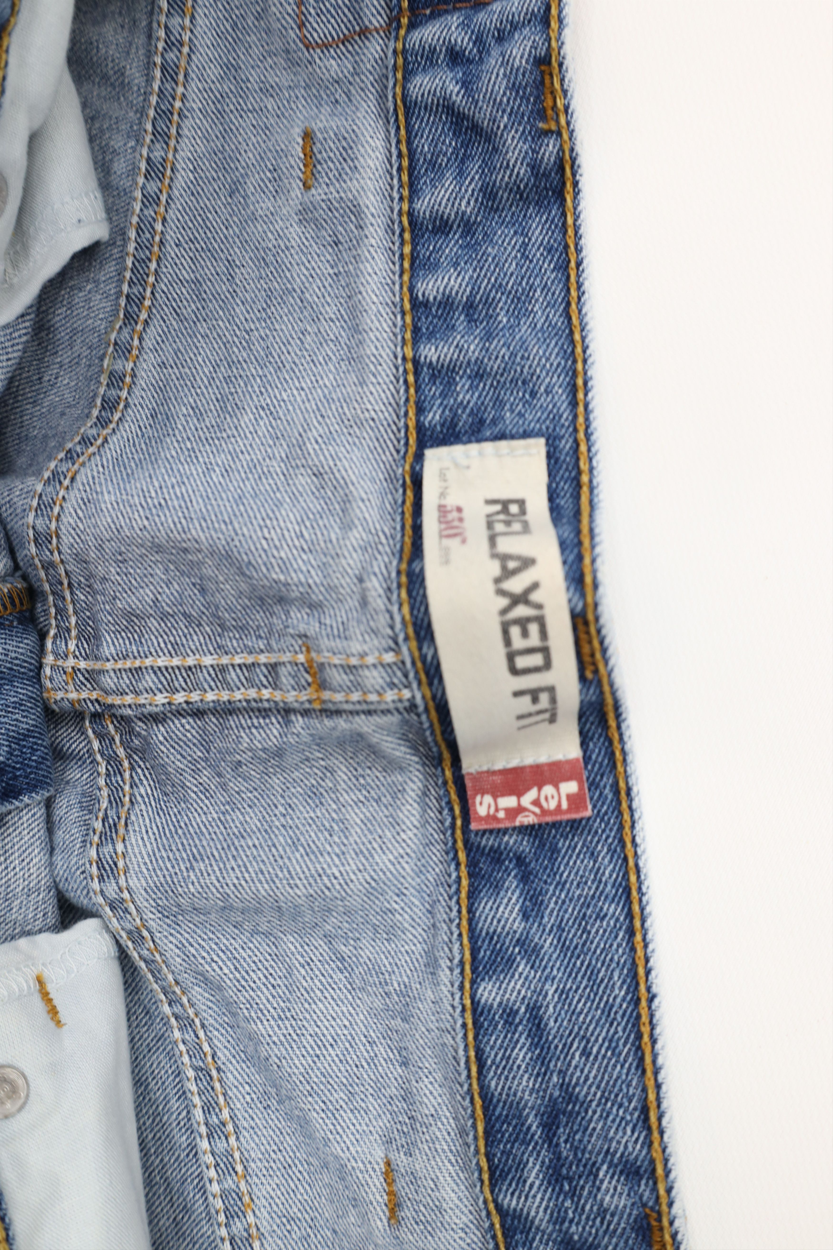 Levi's Vintage Y2K Levis 550 Relaxed Fit Denim Jeans Blue Cotton Size US 38 / EU 54 - 6 Thumbnail