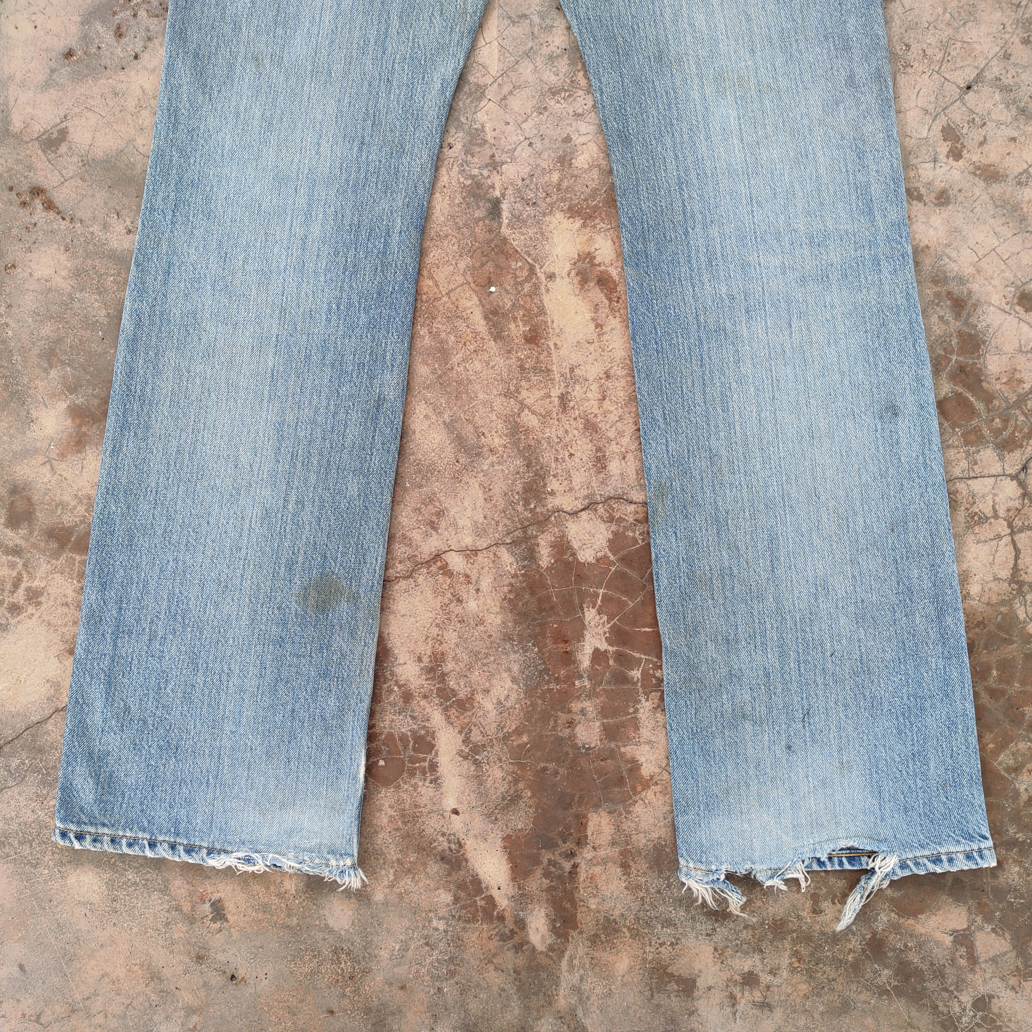 Lee flare Lee riders vintage denim ripped jeans pants Size US 32 / EU 48 - 10 Thumbnail