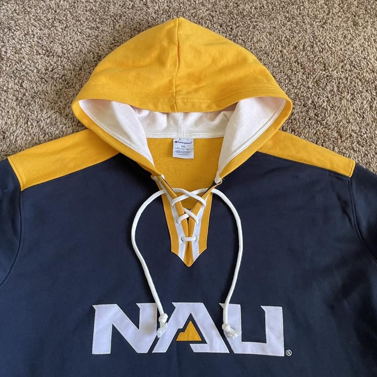 Champion NAU Champion Pullover Hoodie Northern Arizona University Size US XXL / EU 58 / 5 - 3 Thumbnail