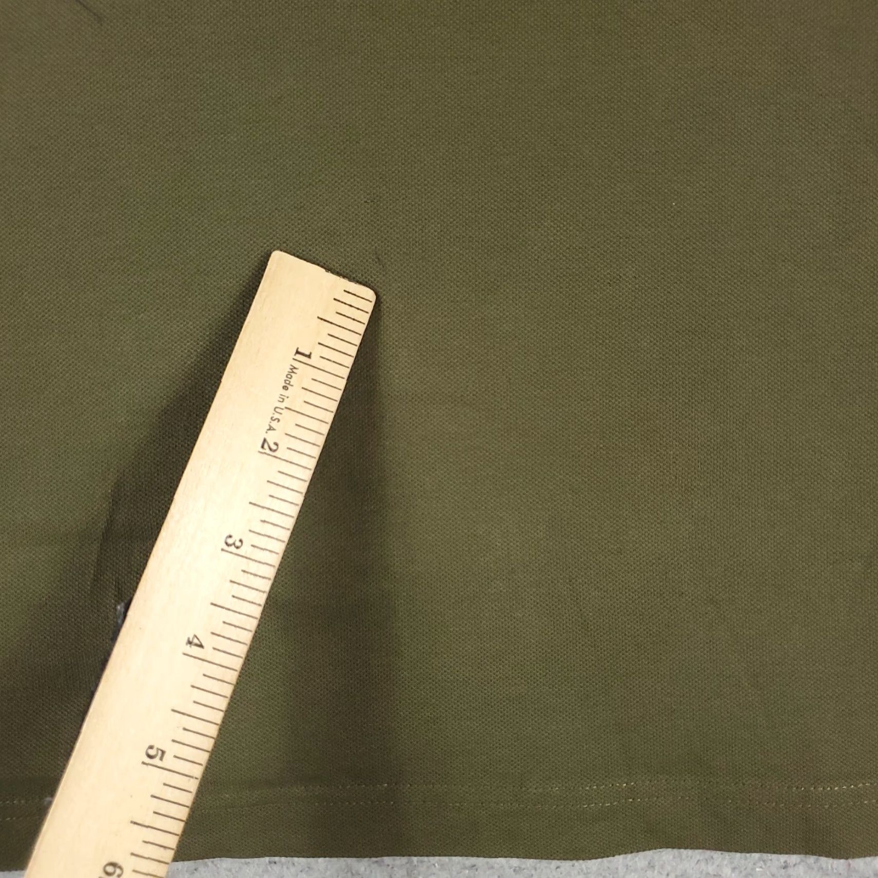 Tommy Hilfiger Tommy Hilfiger Polo Shirt Mens XL Beige Green Solid Short Sleeve Button Collared Classic Casual Polo Size US XL / EU 56 / 4 - 3 Thumbnail
