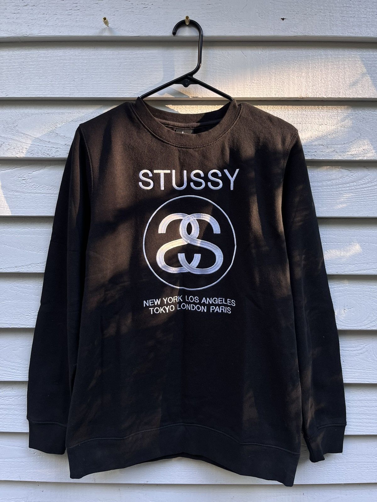 Stussy Stüssy Basic Logo Sweatshirt Black Size Medium Size US M / EU 48-50 / 2 - 1 Thumbnail