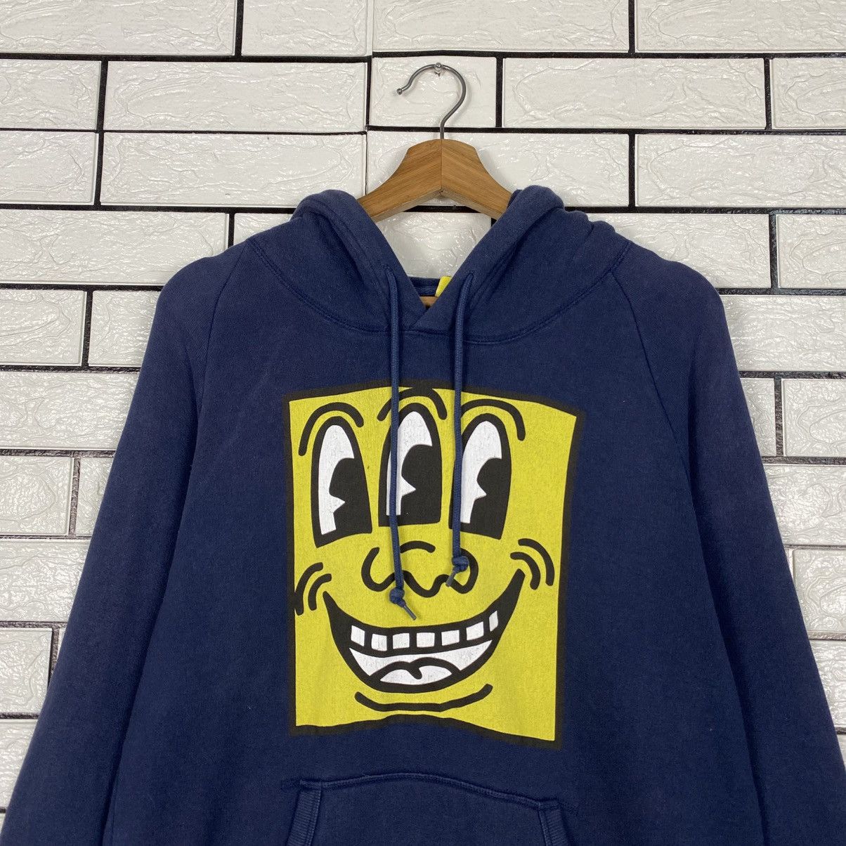 Japanese Brand 📌Vintage Hoodie Keith Harring Big Logo Size US L / EU 52-54 / 3 - 14 Thumbnail