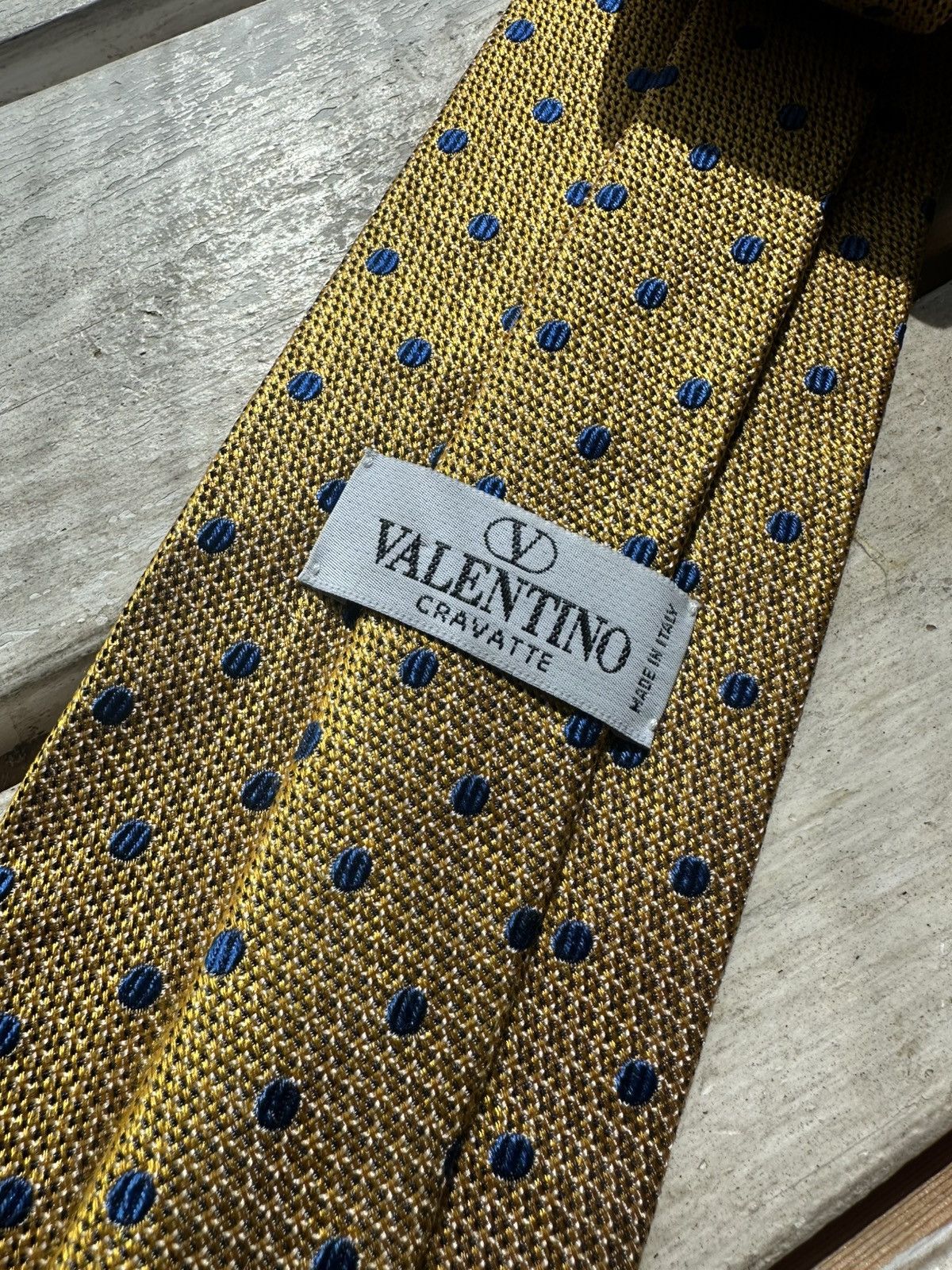 Valentino ARCHIVE 🚨VALENTINO Tie monogram GRAY rare monsieur Size ONE SIZE - 3 Thumbnail
