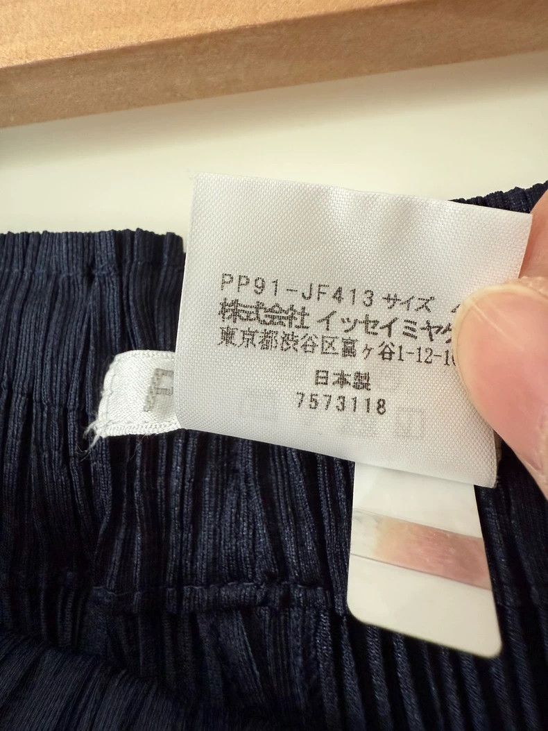 Issey Miyake issey miyake size:4 Dark blue wide-leg pants Size US 26 / EU 42 - 3 Thumbnail