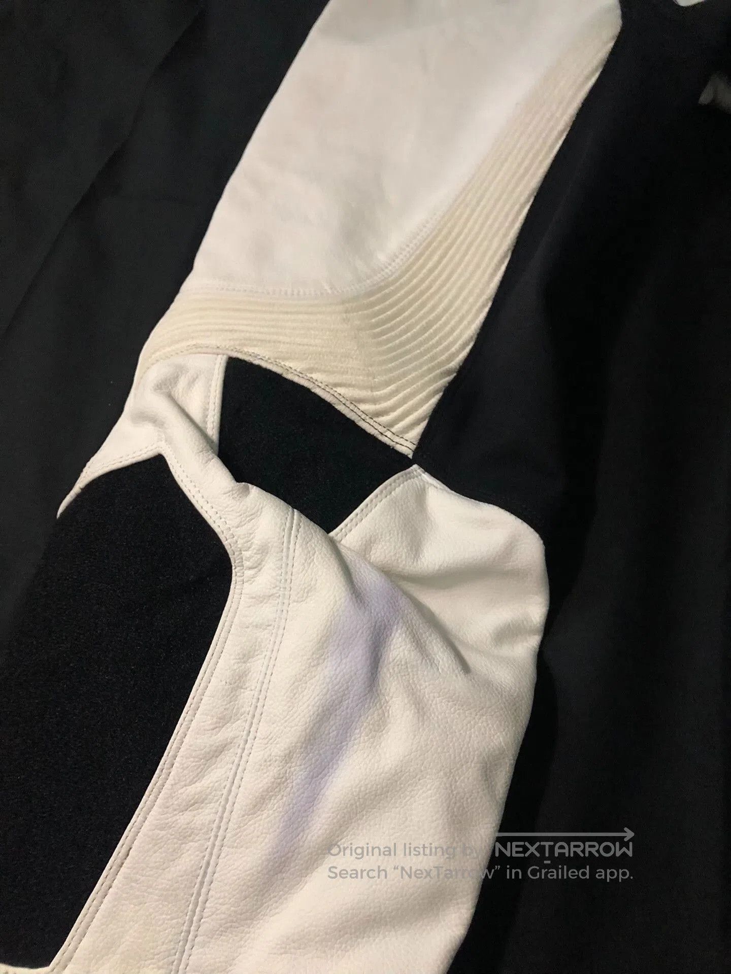 Vintage Vintage White Motorcycle Leather Pants. Size US 28 / EU 44 - 2 Thumbnail