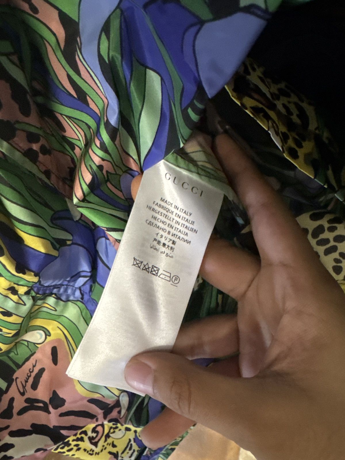 Gucci Gucci Feline Jungle Rain Jacket Size US XL / EU 56 / 4 - 4 Thumbnail