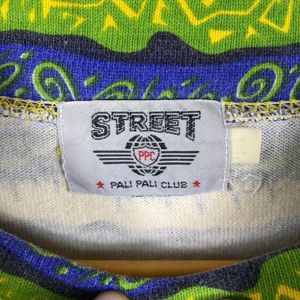 Vintage Vintage 90's Street PALI PALI CLUB Tom Tom Design Longsleeve Size US M / EU 48-50 / 2 - 5 Thumbnail