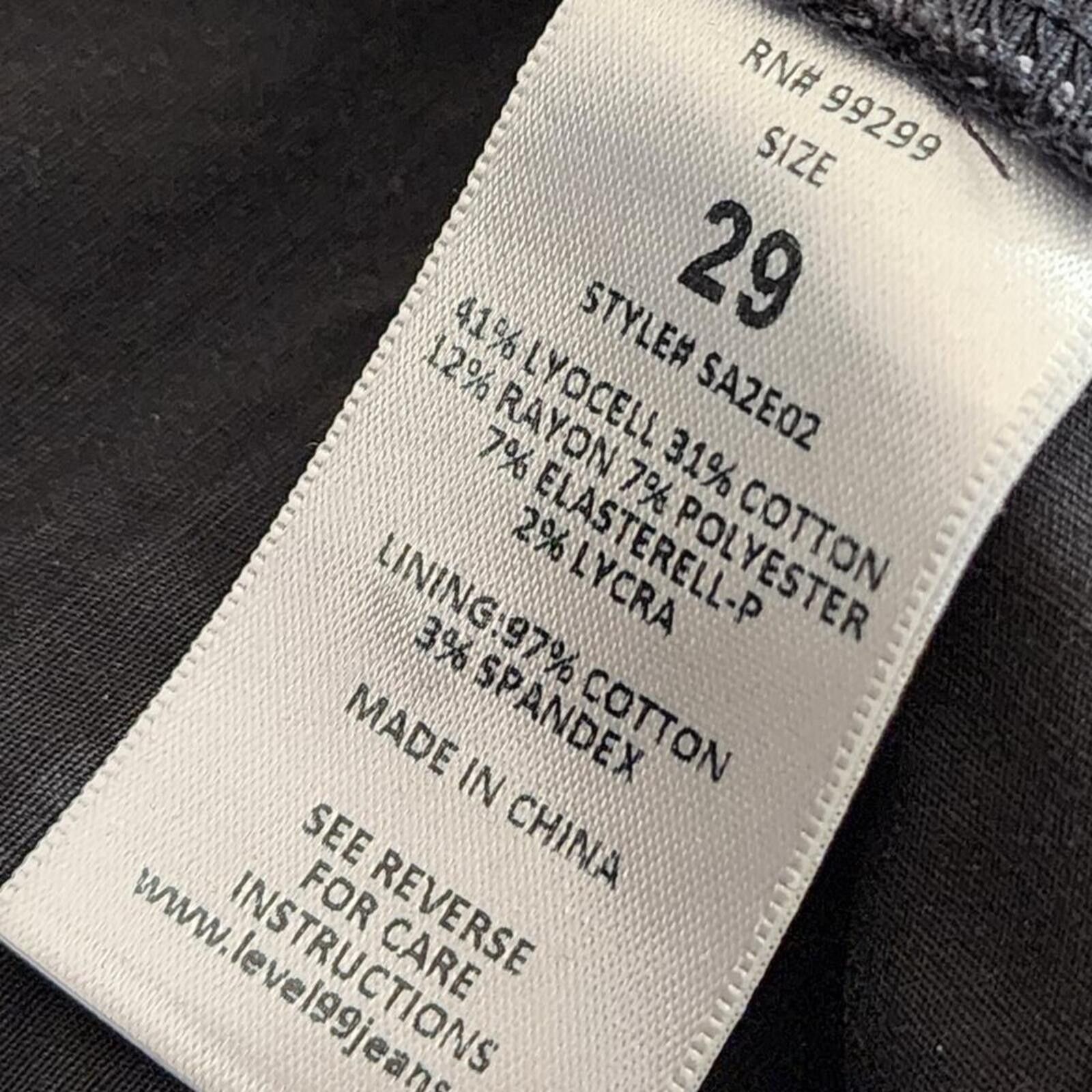 Other Level 99 Dark Grey Gray Size 29 Skinny Pants Size 29" - 4 Thumbnail
