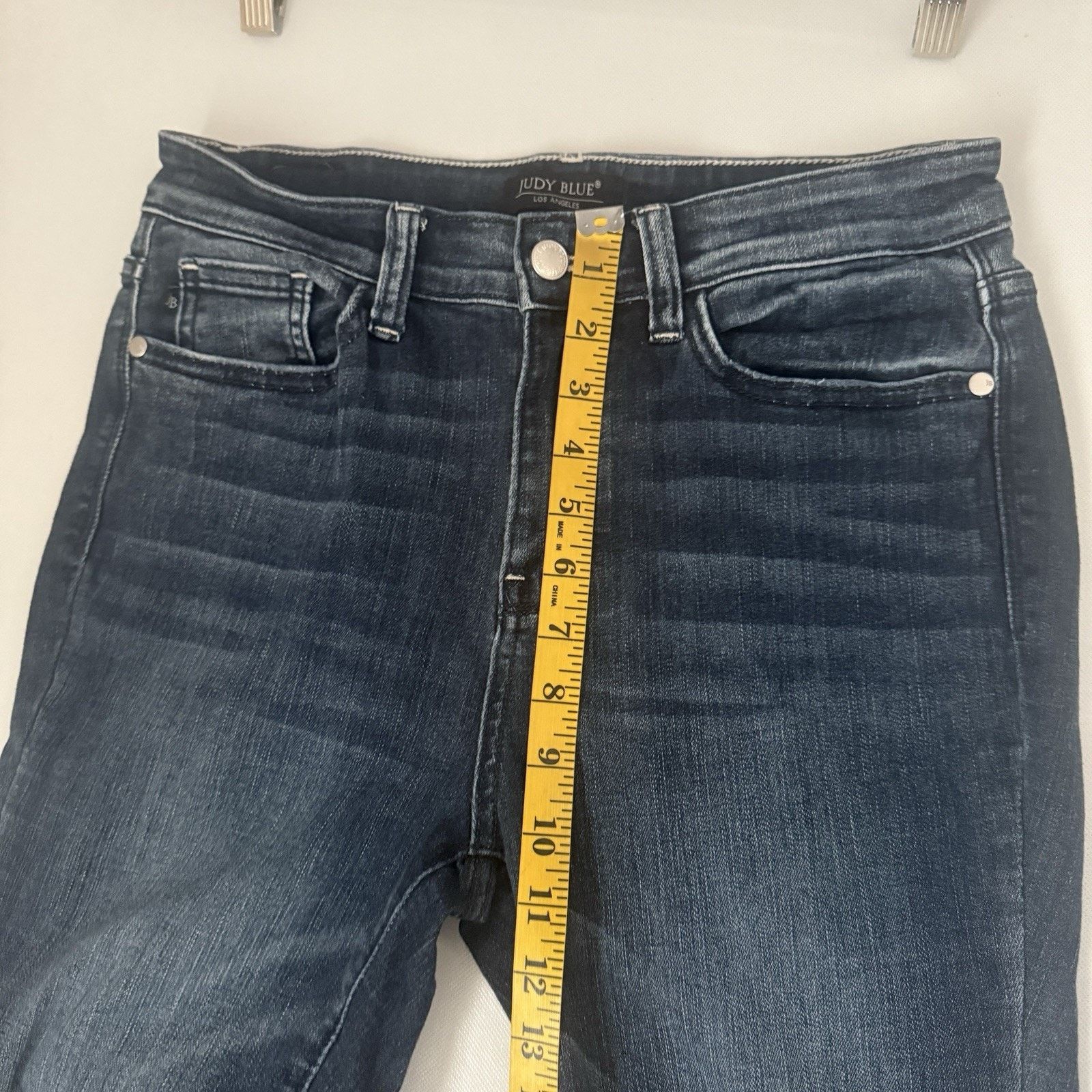 Judy Blue Judy Blue Skinny Fit Dark Wash Stretch Slim Casual Jeans Size 29" - 6 Thumbnail