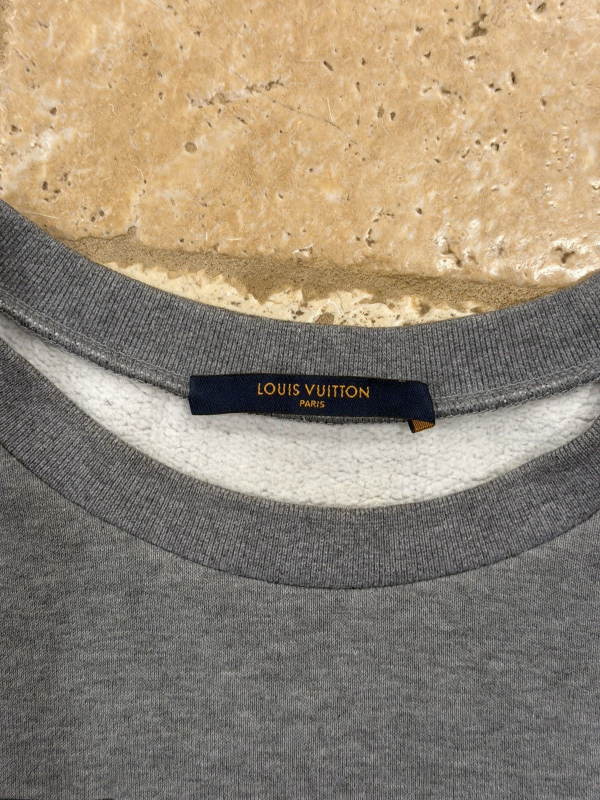 Louis Vuitton × Nigo Louis Vuitton x Nigo Human Heather Grey Crewneck SweatShirt Size US XXL / EU 58 / 5 - 7 Thumbnail