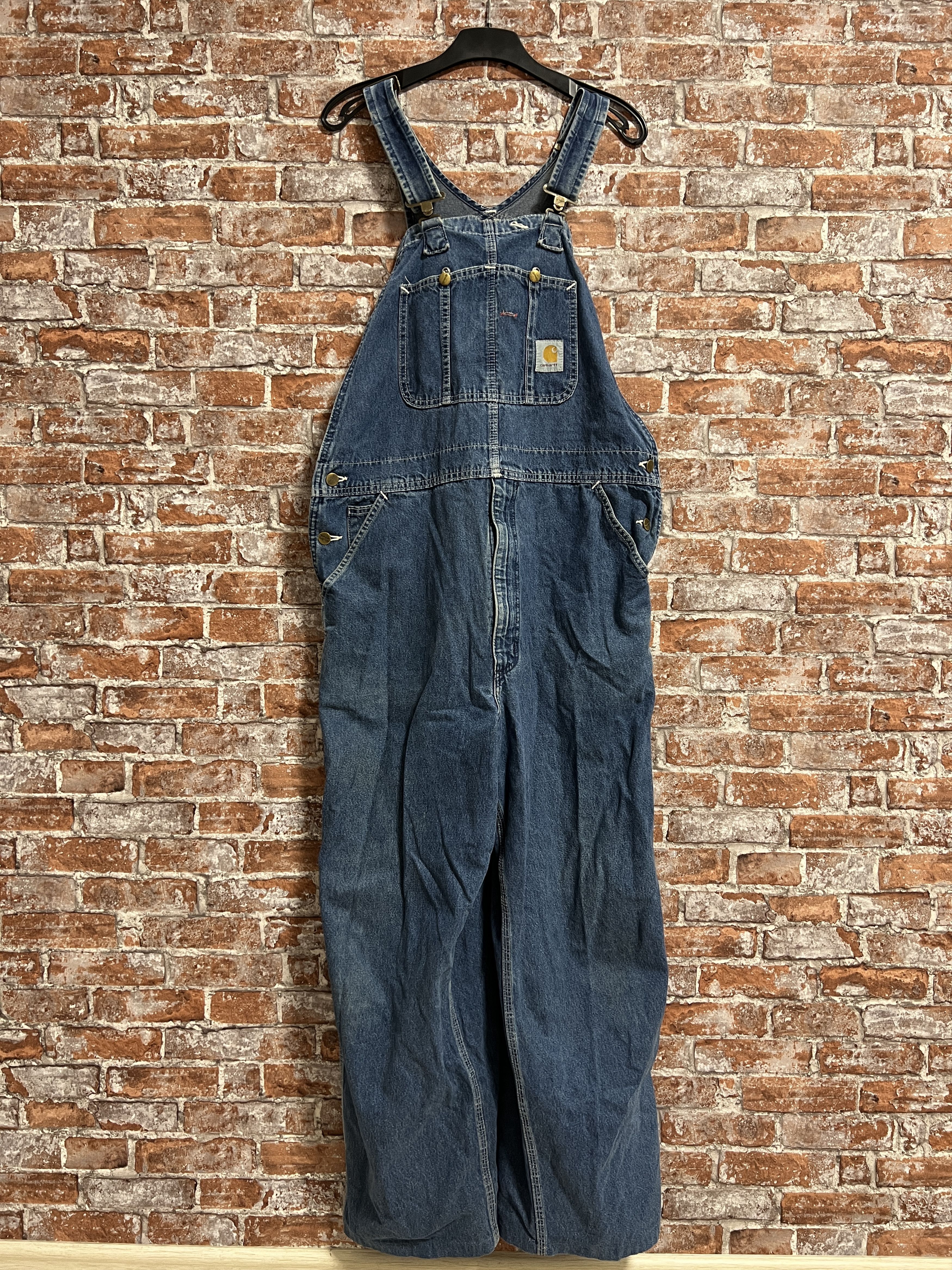 Carhartt × Vintage Vintage 90s Carhartt Painted Blue Denim