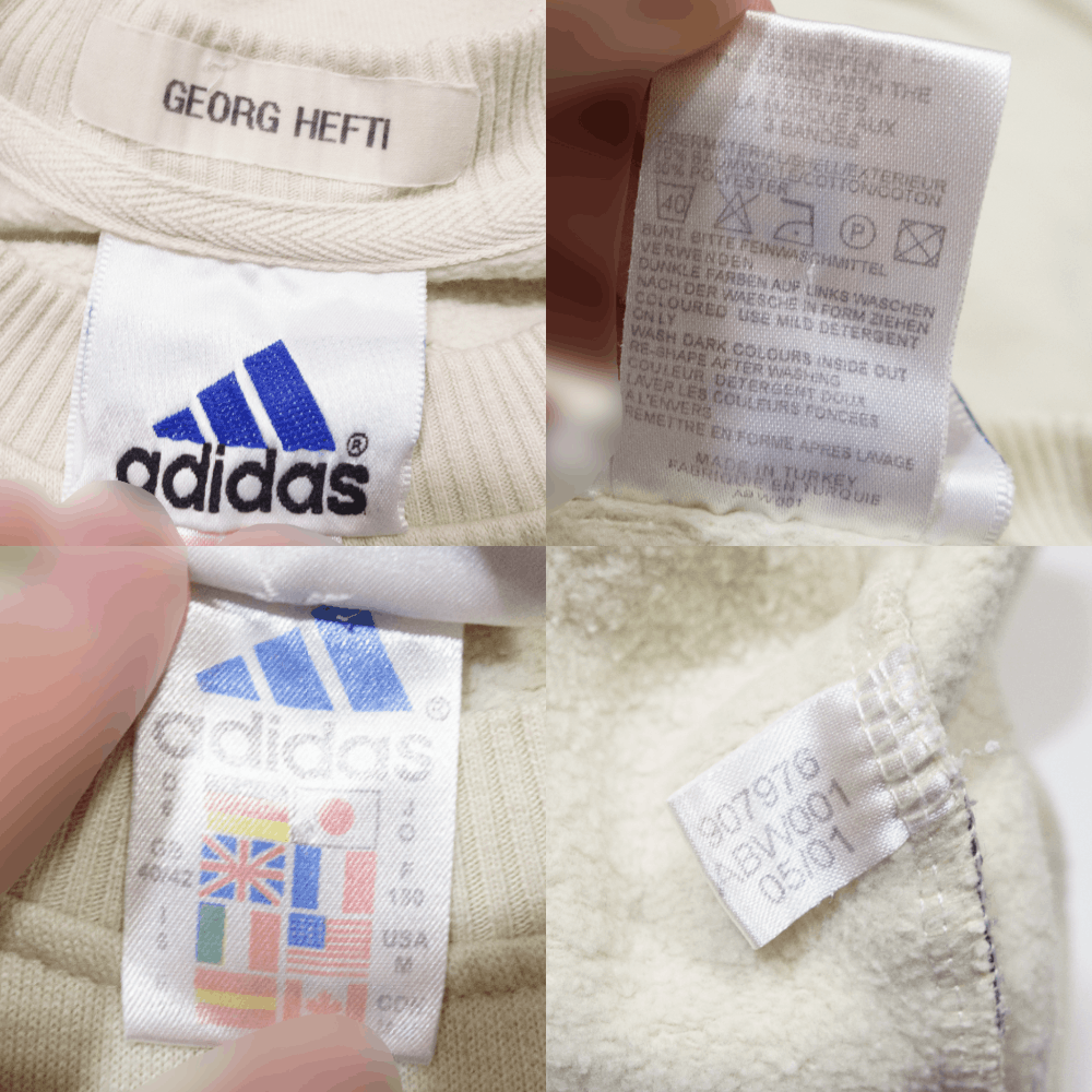 Adidas 2001 Big Logo Embroidered Baggy Sweatshirt Size US M / EU 48-50 / 2 - 7 Thumbnail