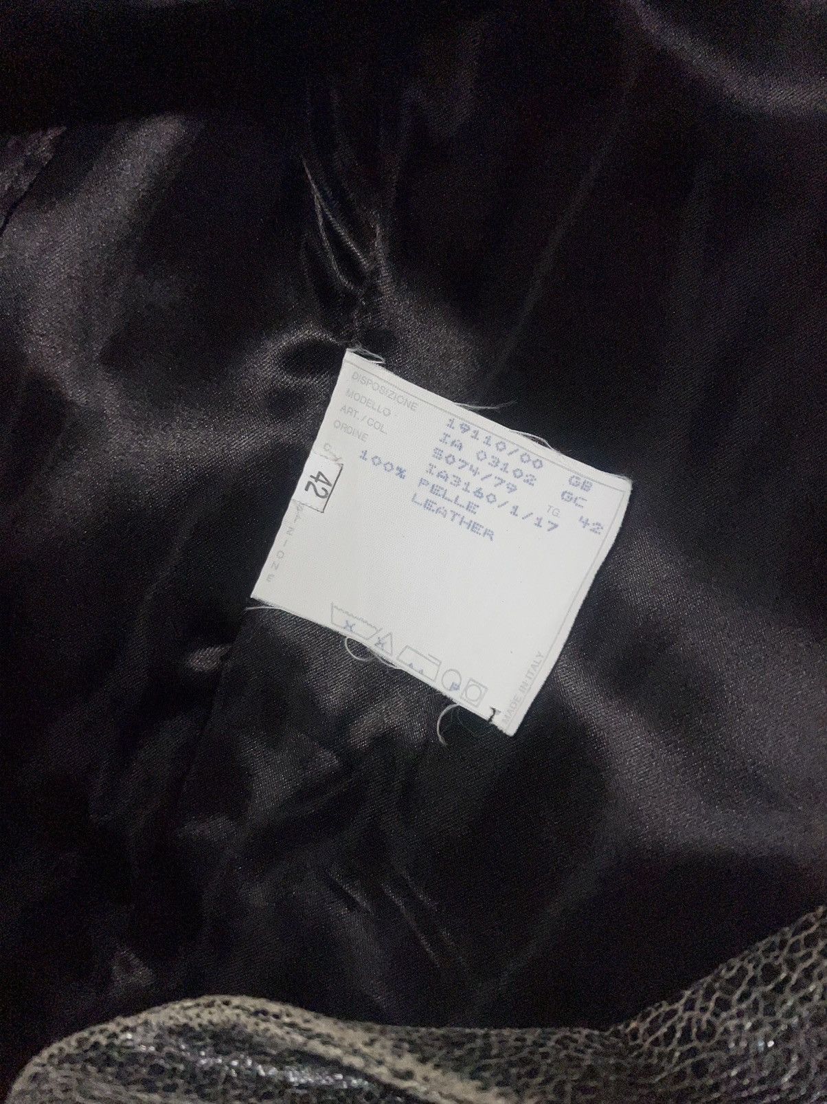 Alexander McQueen McQueen FW99 Overlook Cracked Leather Blazer Size M / US 6-8 / IT 42-44 - 5 Thumbnail