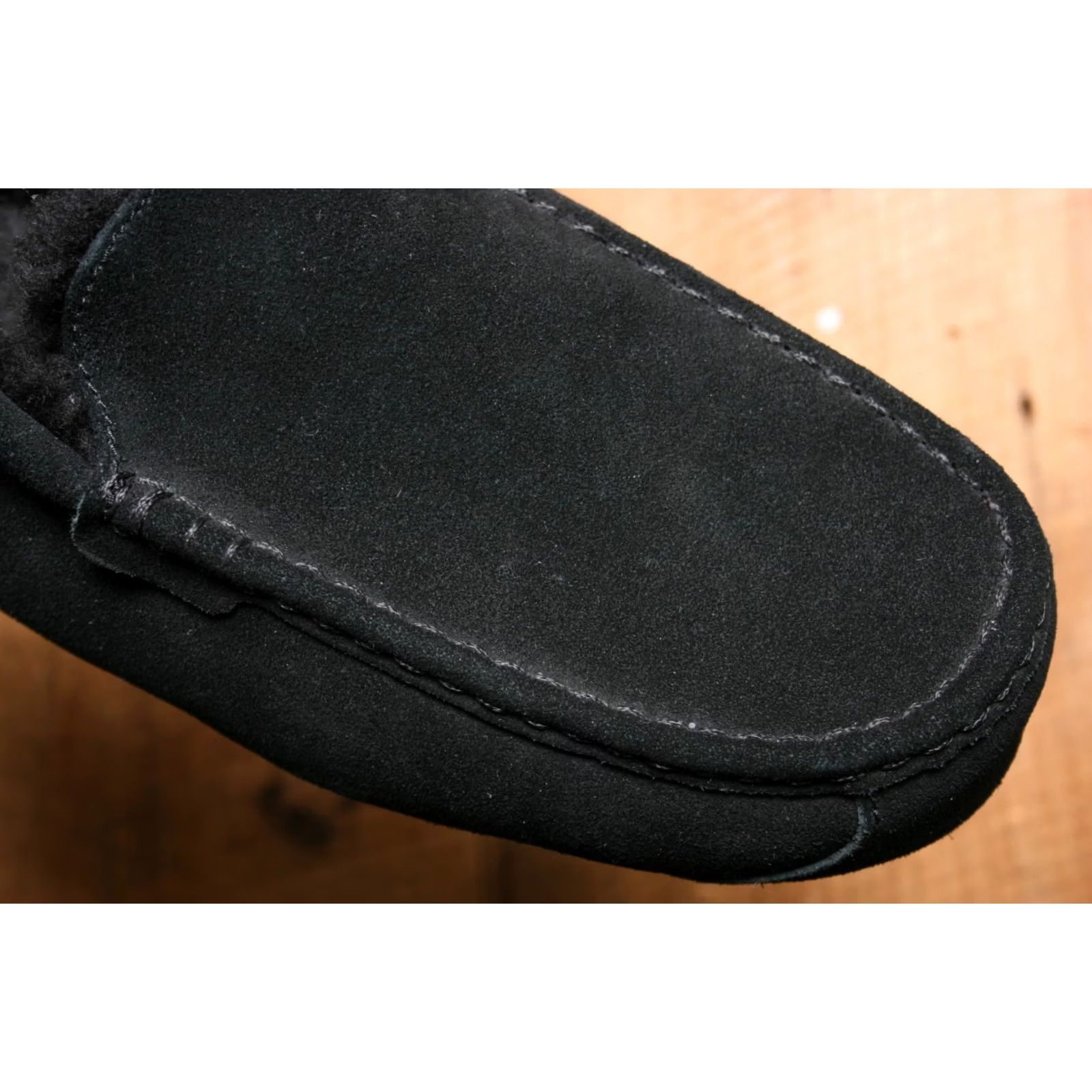 Ugg Koolaburra by UGG Tipton Slippers Moccasin Slipper Suede Faux Fur Lined Black Men Sz 13 US 13 MU 1105893 Size ONE SIZE - 6 Thumbnail