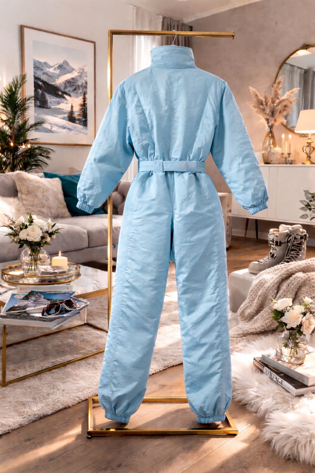 Other Vintage BF ski jumpsuit by the Italian New with original tag Size 26" / US 2 / IT 38 - 2 Thumbnail