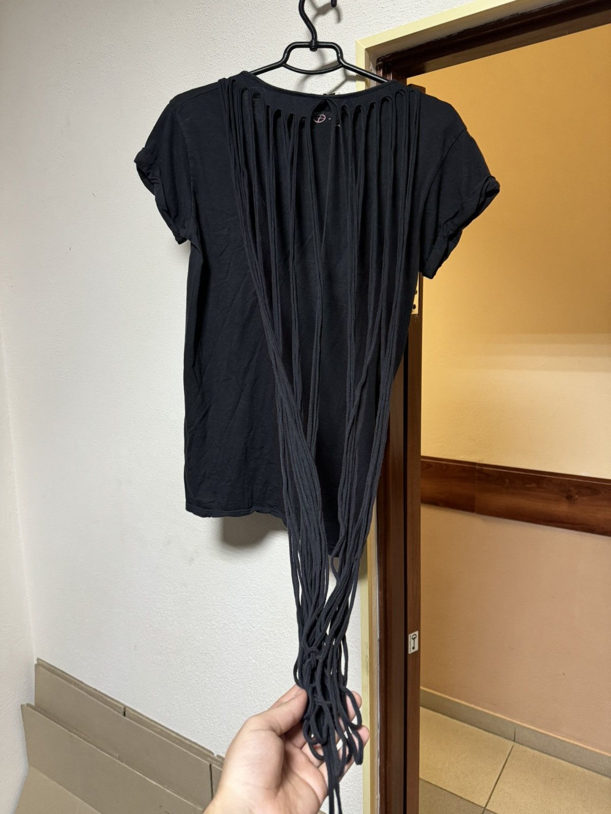 Japanese Brand Vintage Avant-Garde Bandage Japanese Grange Tee Size US M / EU 48-50 / 2 - 3 Thumbnail