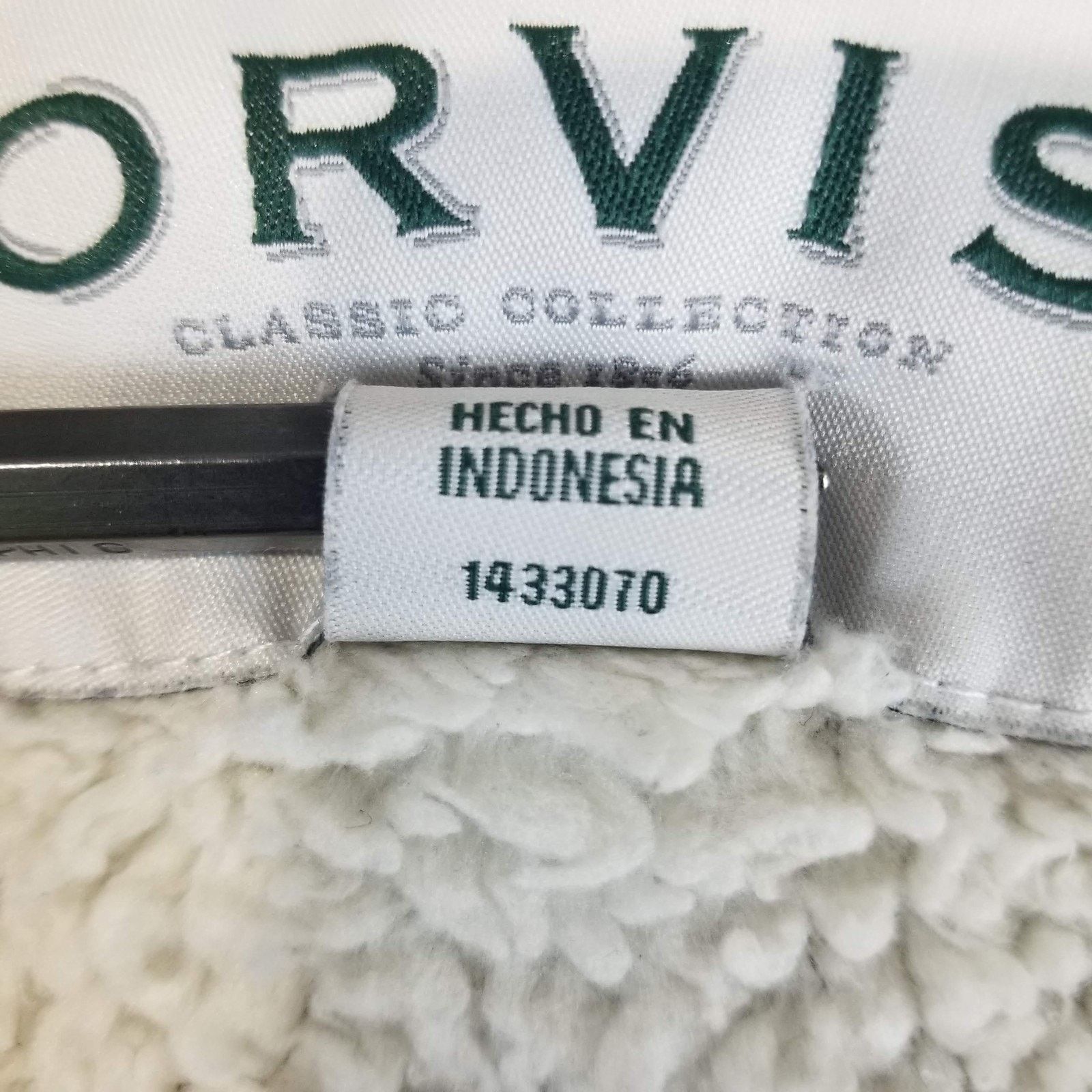 Orvis Orvis Pullover Mens 2XL Gray Sherpa Fleece Quarter Zip Size US XXL / EU 58 / 5 - 8 Thumbnail