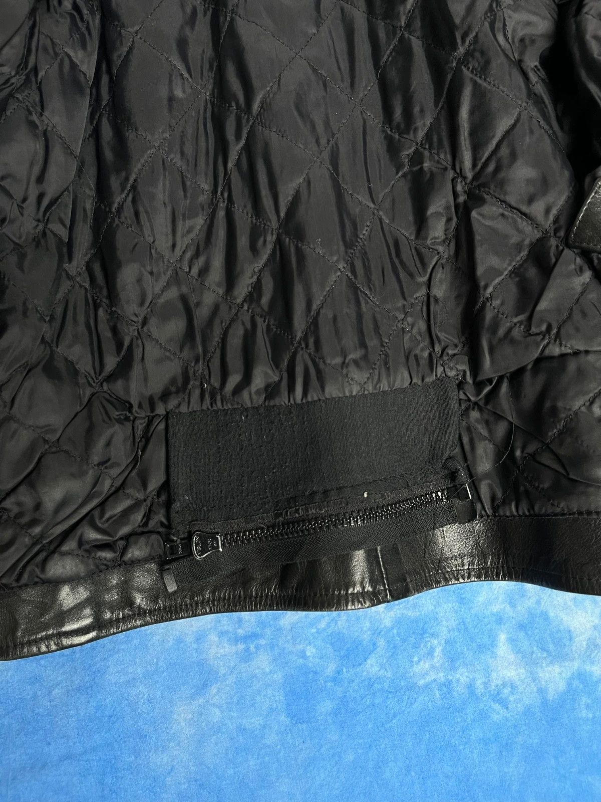 Vintage Vintage 90s Avant Garde Real Leather Ramones Jacket Size US S / EU 44-46 / 1 - 11 Thumbnail