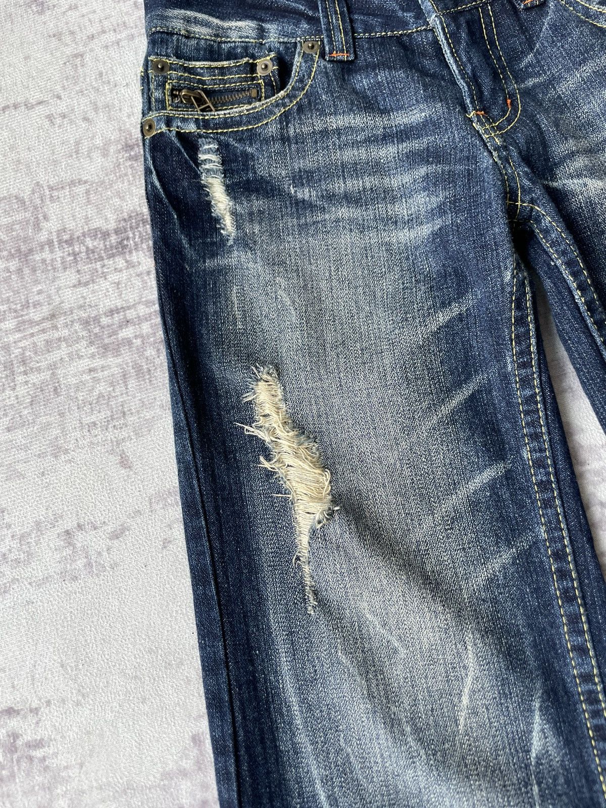 If Six Was Nine Ghost of Harlem Flared Jeans Size US 28 / EU 44 - 7 Thumbnail