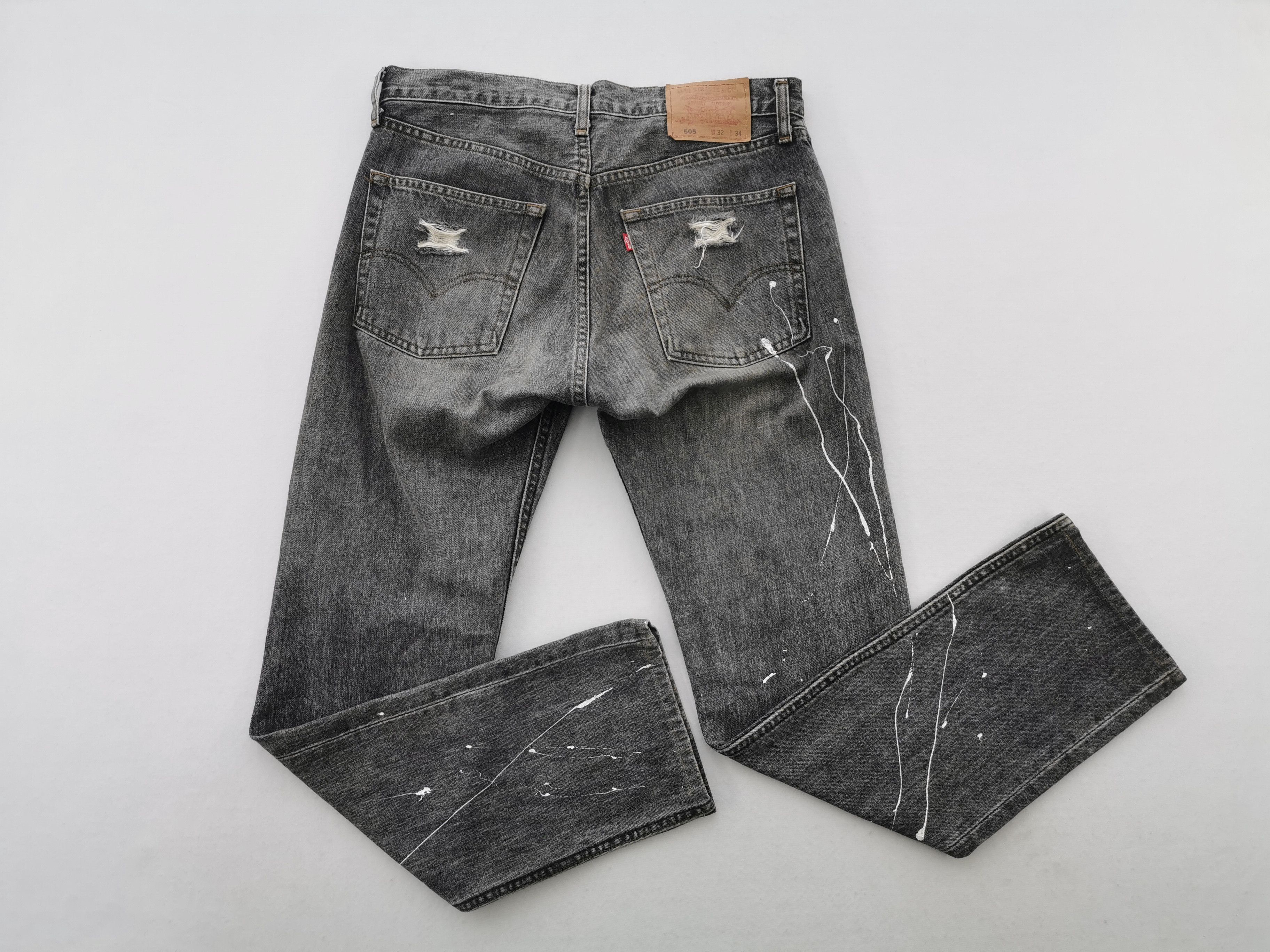 Levi's Vintage 90s Levis Lot 505 Denim Jeans Size 34/32x34 Size US 34 / EU 50 - 5 Thumbnail