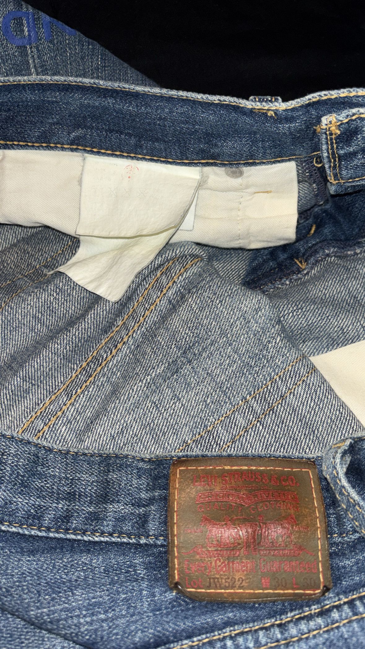 Junya Watanabe Junya Watanabe Levi’s Scandinavian Norway Flag Denim (2005) Size US 29 - 5 Thumbnail
