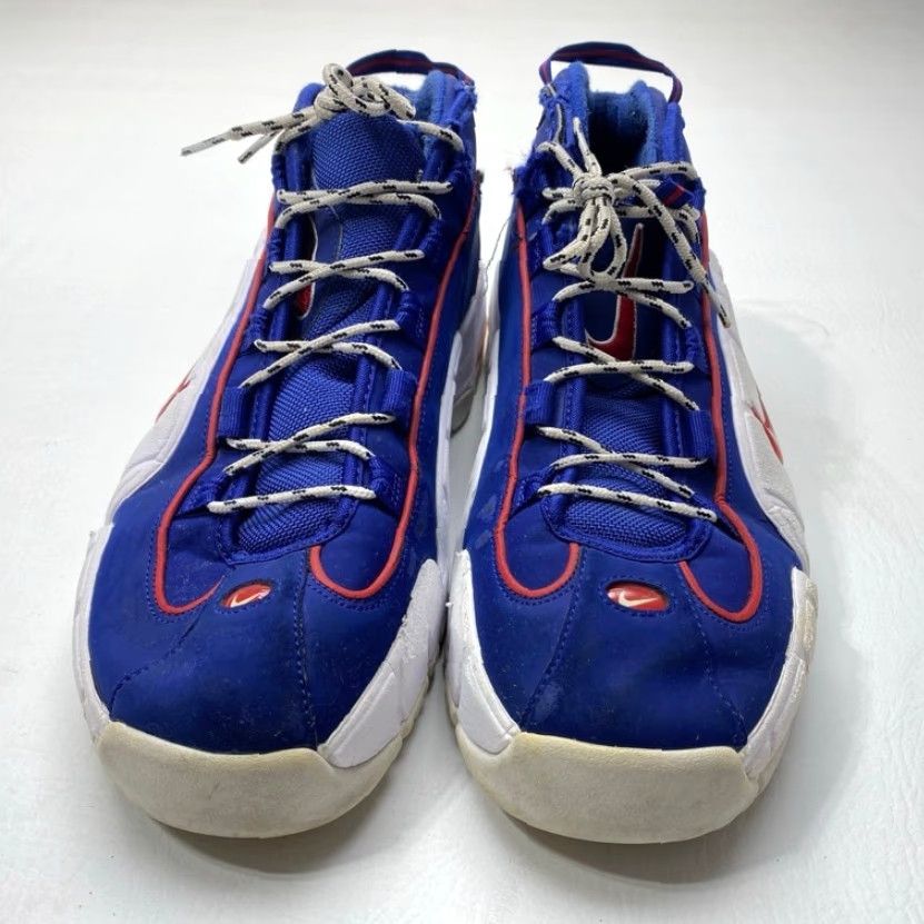 Nike Nike Air Max Penny Sneakers Mens 11.5 Blue Red 685153-400 USA Penny 2018 Vintage No 1628 Size US 12 / EU 45 - 3 Thumbnail