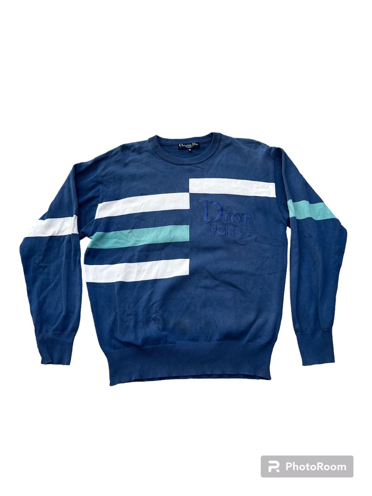 Christian Dior Monsieur Christian Dior Embroidered Logo Sweatshirt Size US M / EU 48-50 / 2 - 1 Thumbnail