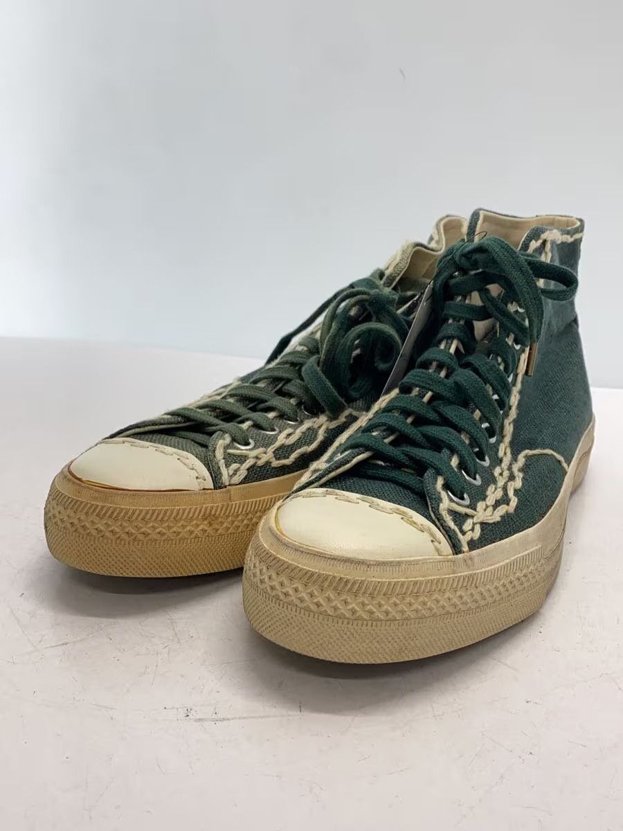 Visvim Visvim Skgwy Sshko Cnvs HiCut Snkrs Grn Size US 9 / EU 42 - 2 Thumbnail