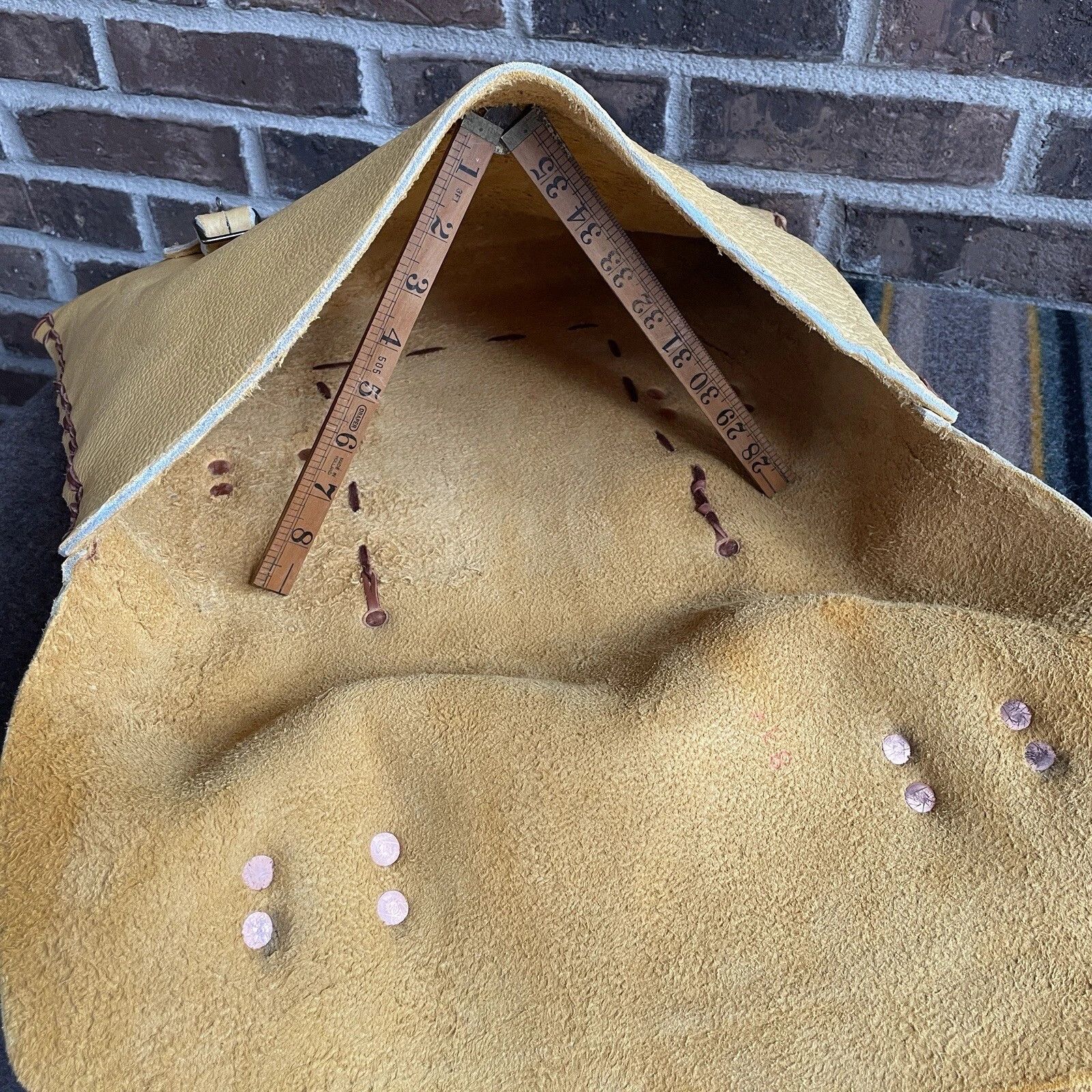 Handmade REEDERANG VINTAGE MOOSE LEATHER MACBOOK BRIEFCASE BAG R$3498 Size ONE SIZE - 18 Thumbnail