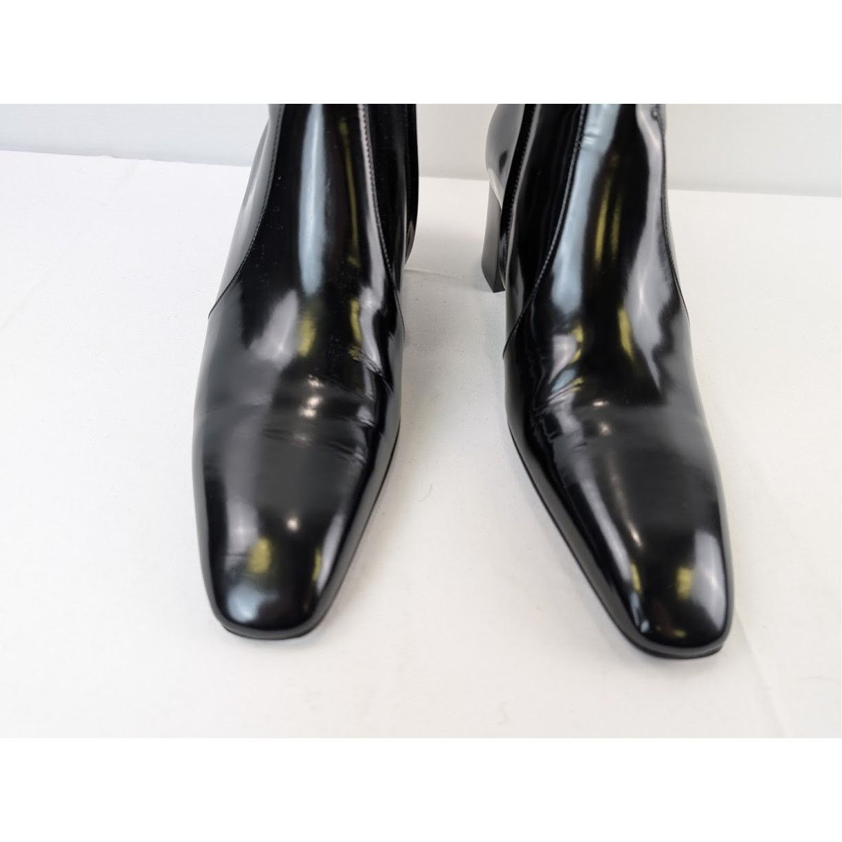 Saint Laurent Paris o1rshd1 70 Zipped Boots in Nero Size US 8.5 / EU 41-42 - 10 Thumbnail