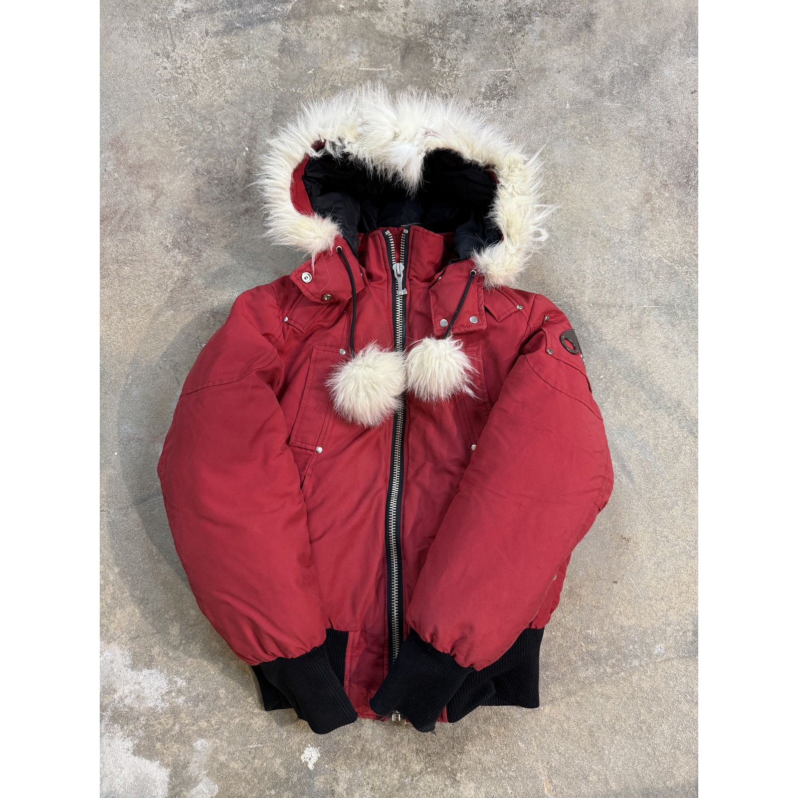Moose Knuckles Moose Knuckles Coat Red Kids Medium Used Grailed