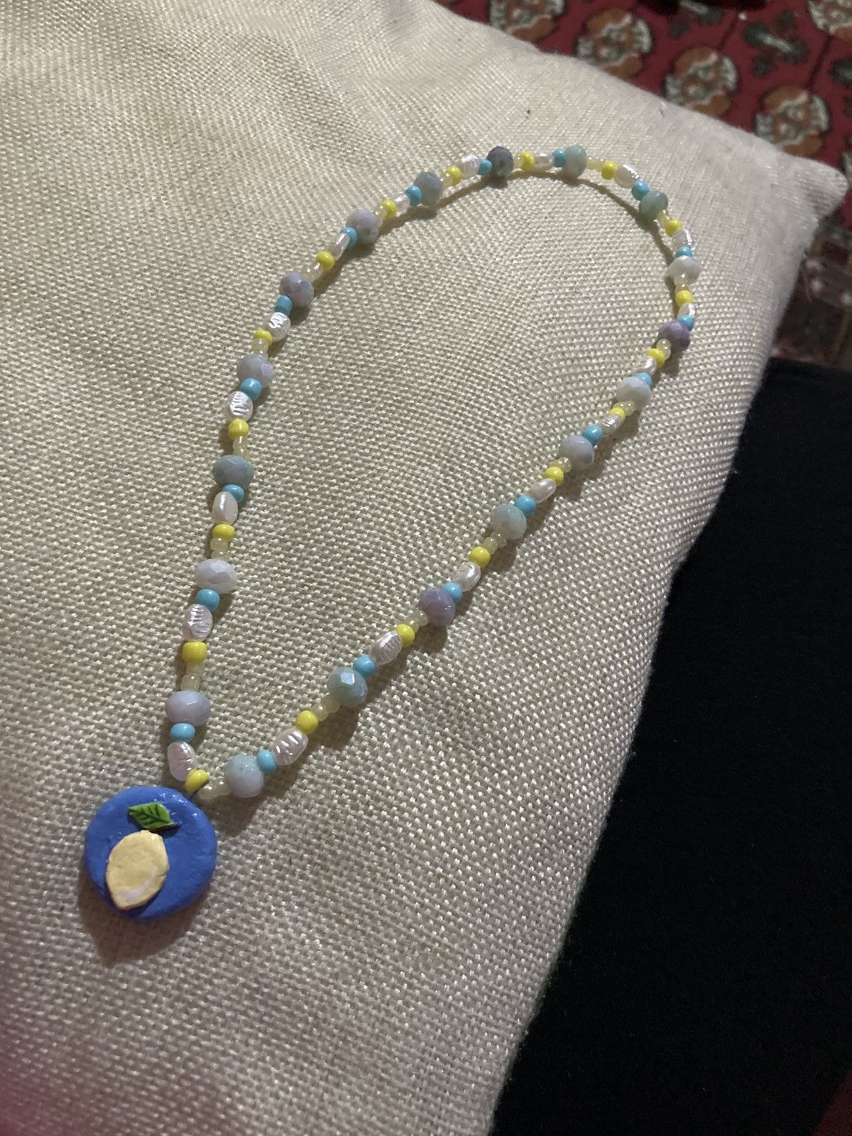 Other Lemon themed beaded necklace Size ONE SIZE - 1 Preview