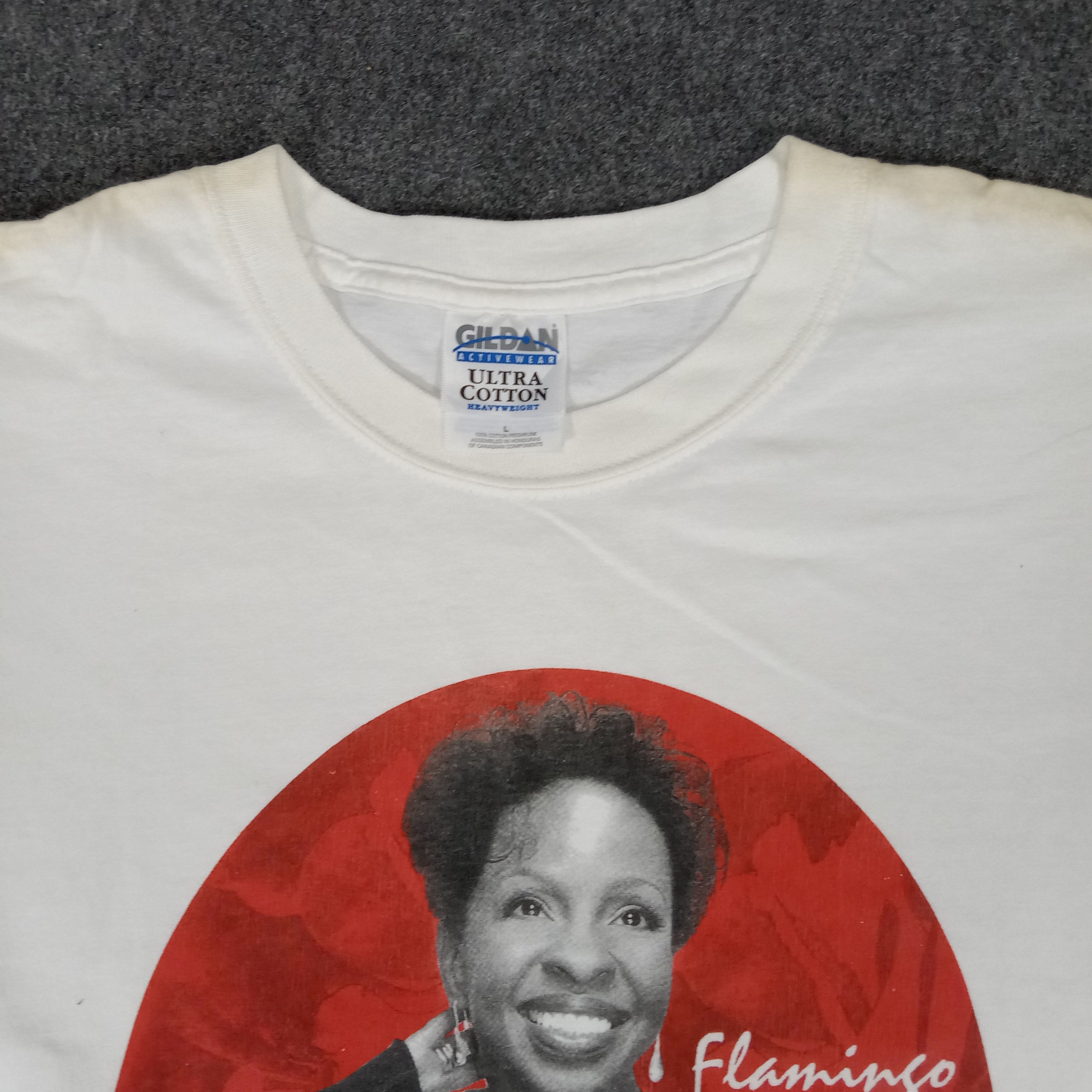 Vintage Gladys Knight American Actors Actress Tshirt Size US L / EU 52-54 / 3 - 3 Thumbnail