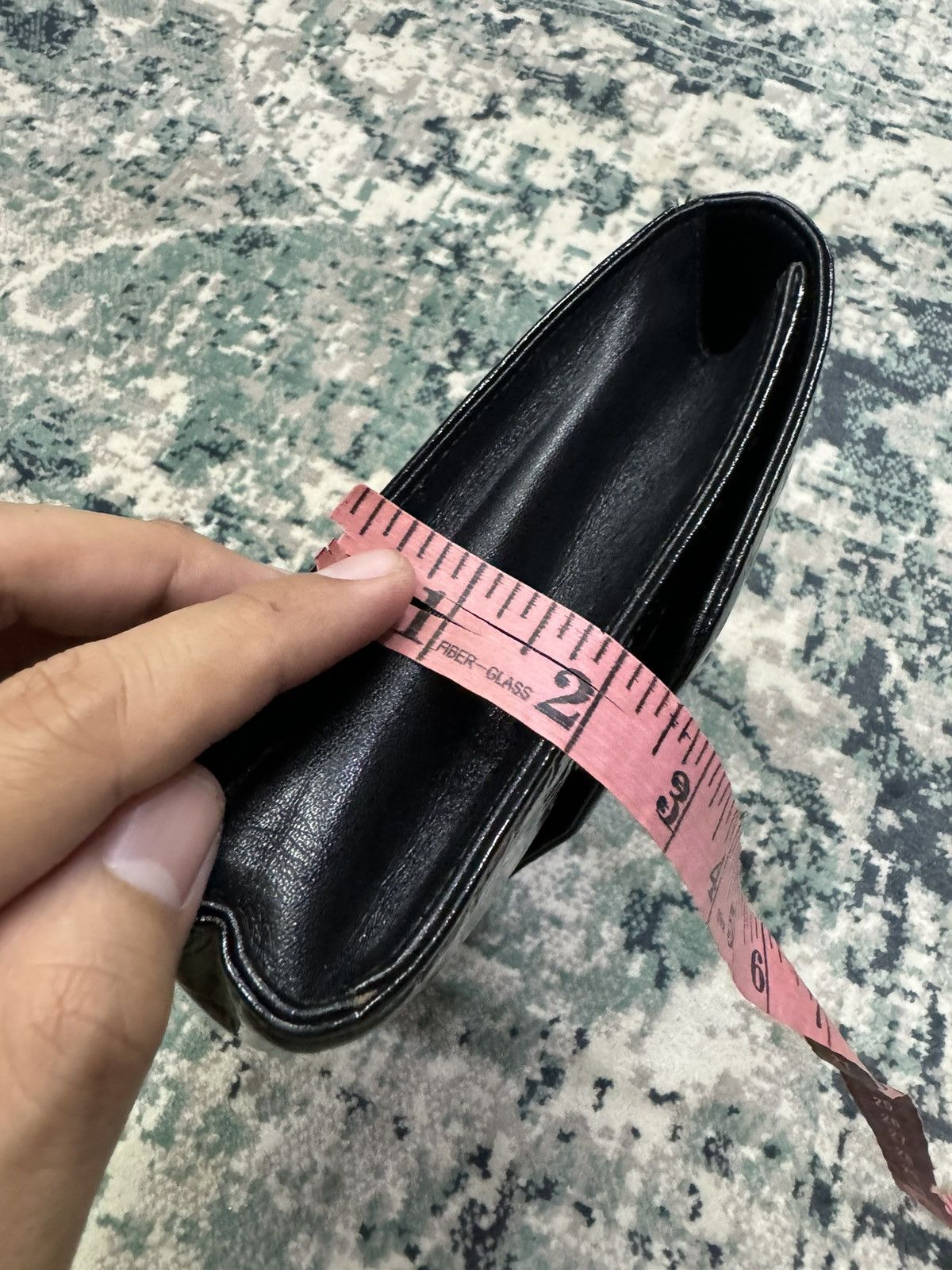 Courreges × Vintage COURREGES PARIS PATTERN LEATHER CLUTCH Size ONE SIZE - 5 Thumbnail