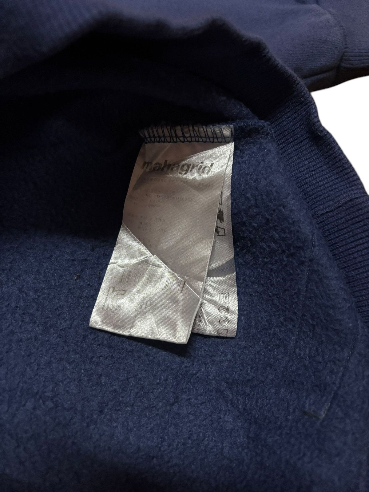Japanese Brand Vtg 90s Mahagrid Heavyweight Hoodie Size US L / EU 52-54 / 3 - 9 Thumbnail
