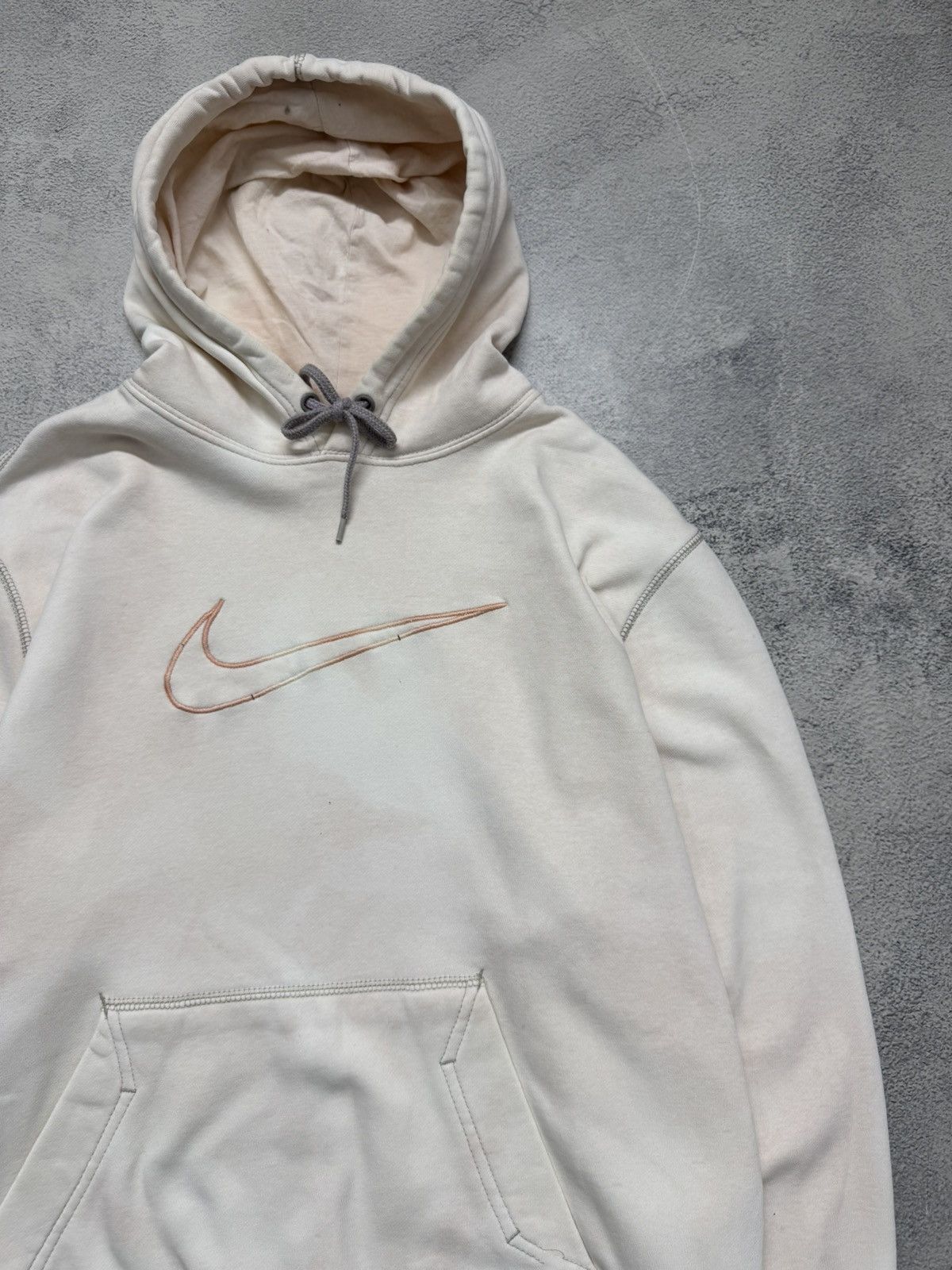 Nike Vintage Y2K Nike Big Swoosh Hoodie 00’s Size XL / US 12-14 / IT 48-50 - 5 Thumbnail