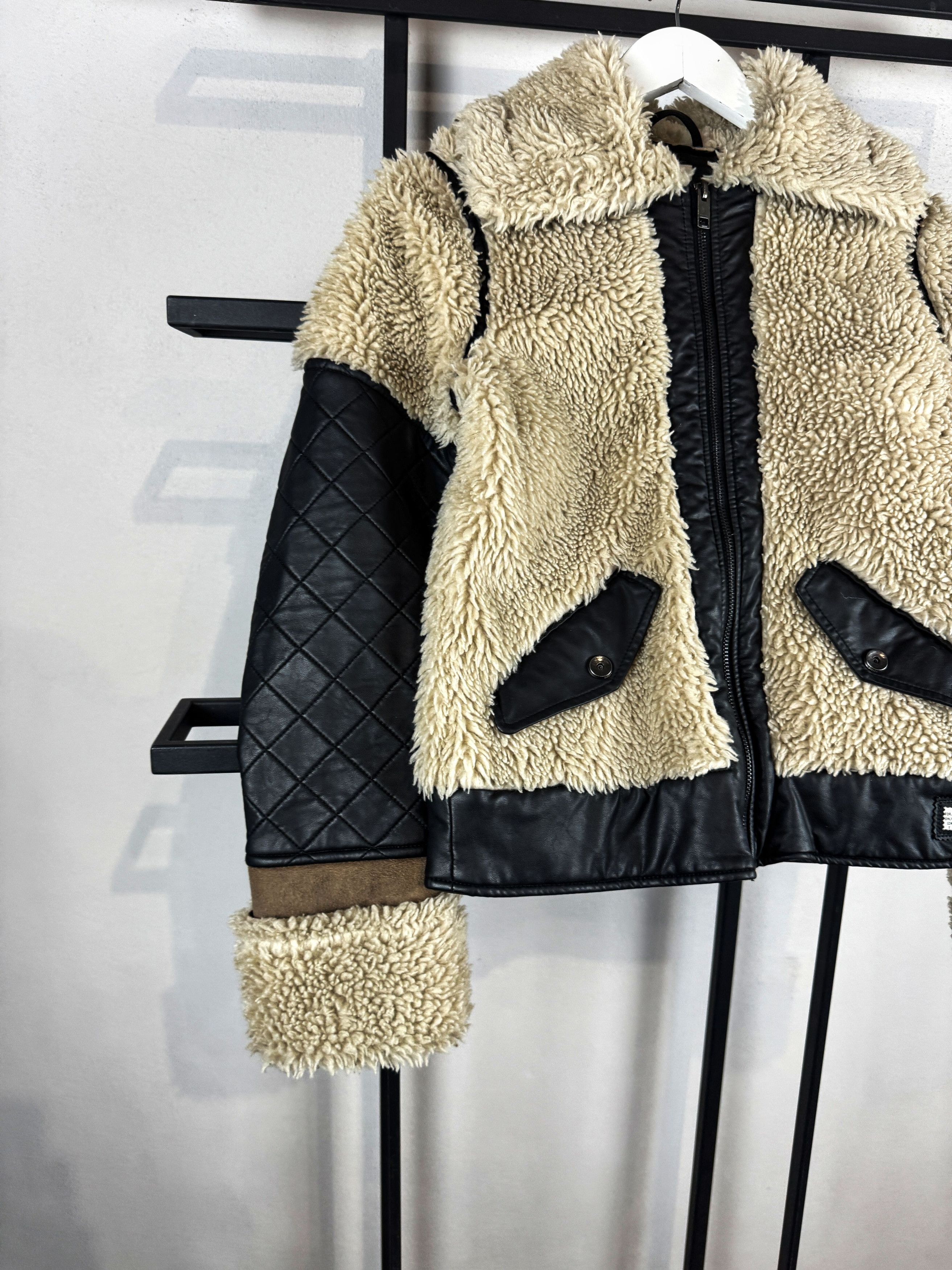 Diesel Vintage Diesel Sherpa Jacket Shearling Style Y2K Streetwear Size US XS / EU 42 / 0 - 2 Thumbnail