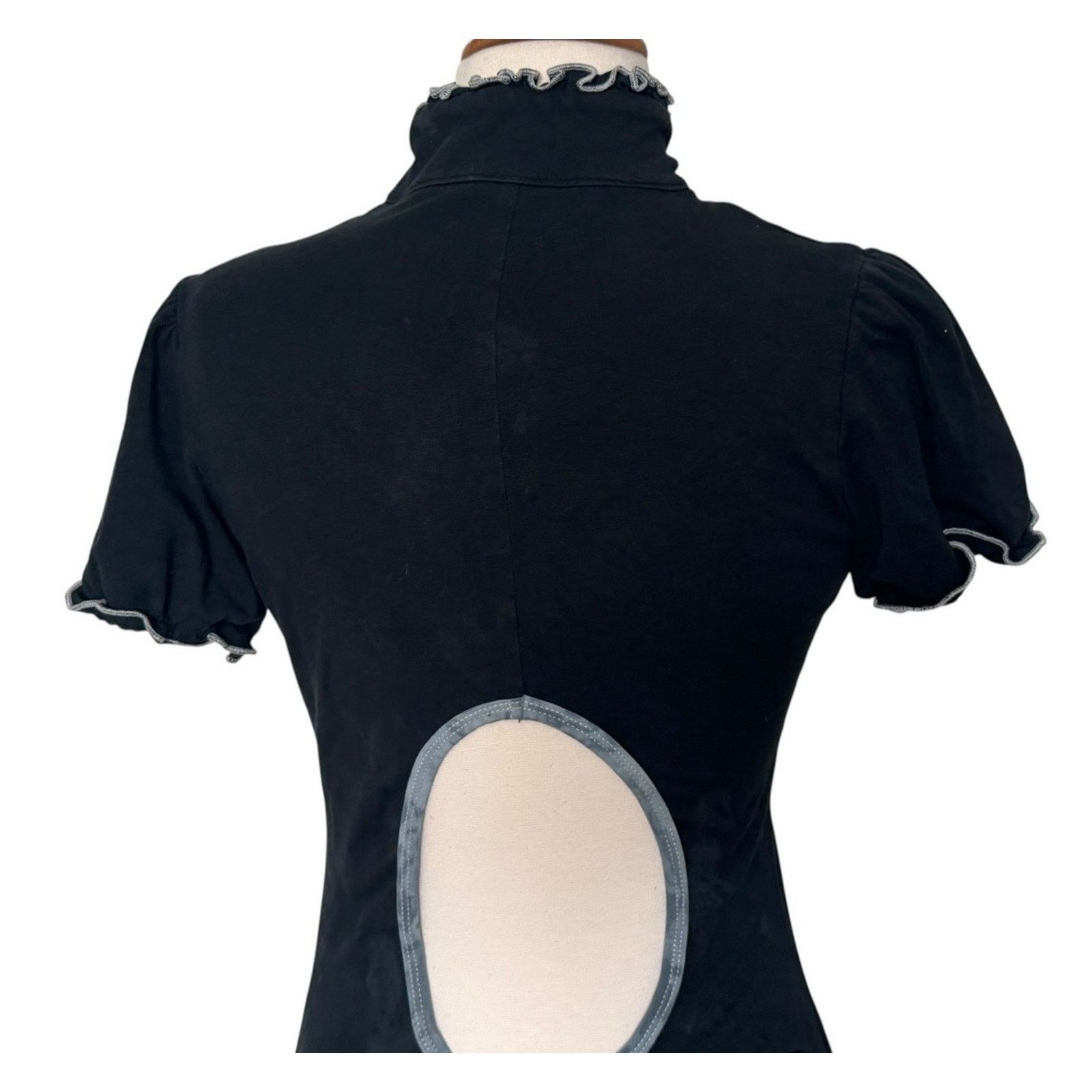 Other RARE Indie Vintage Mini Dress Y2K Coquette Cottagecore Goth Size M / US 6-8 / IT 42-44 - 9 Thumbnail