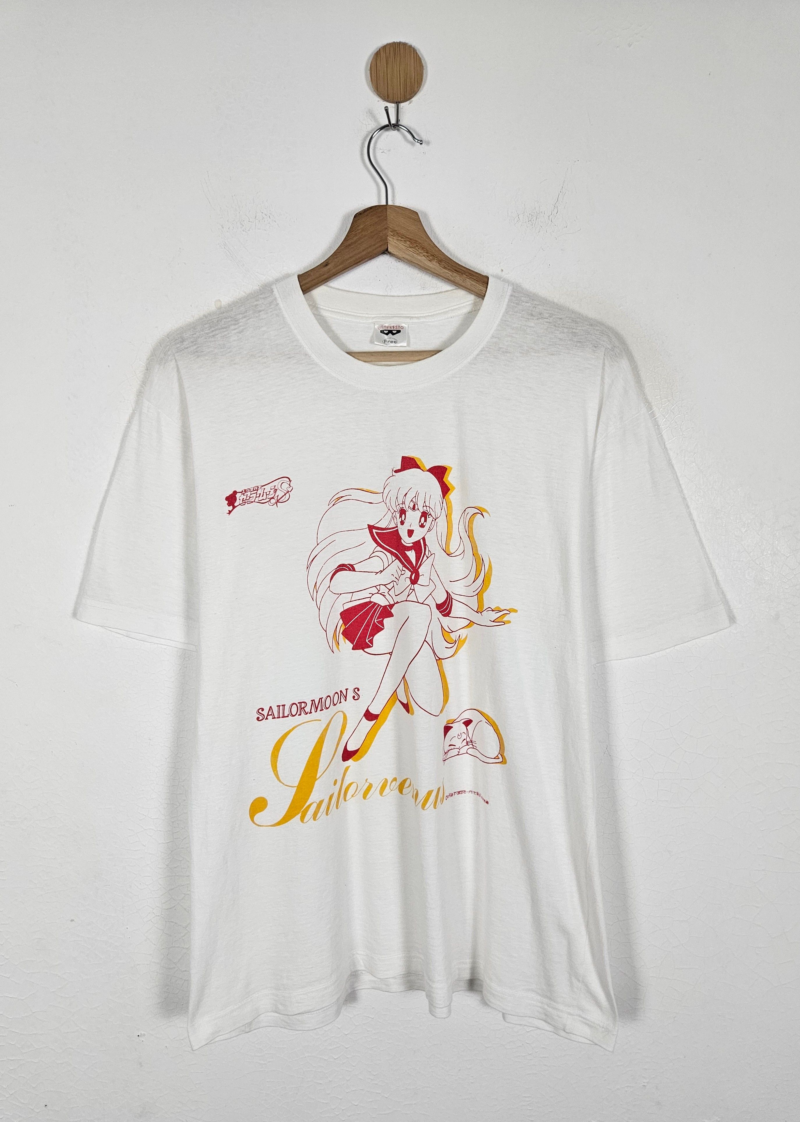 Cartoon Network Vintage 90s Sailormoon Pretty Soldier Anime Japan Shirt Size US L / EU 52-54 / 3 - 1 Thumbnail