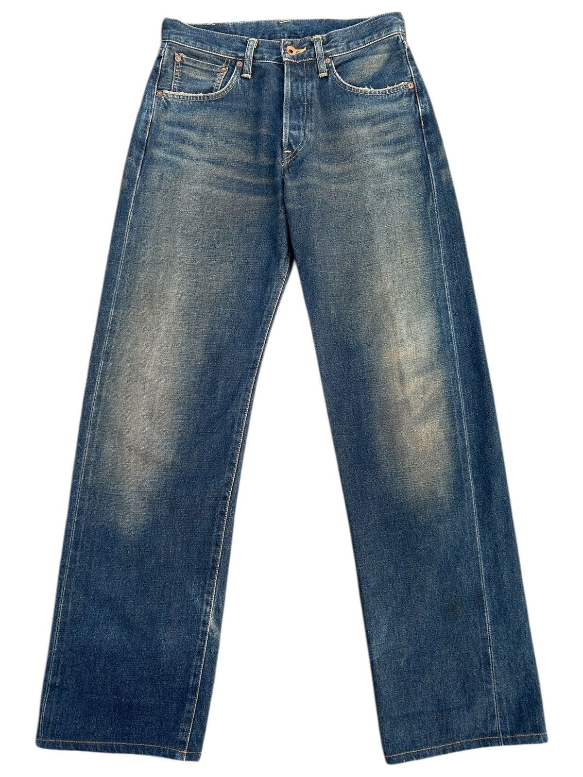 Kapital Vintage Edwin 505X Selvedge Baggy Rusty Distressed Denim Size US 31 - 1 Thumbnail