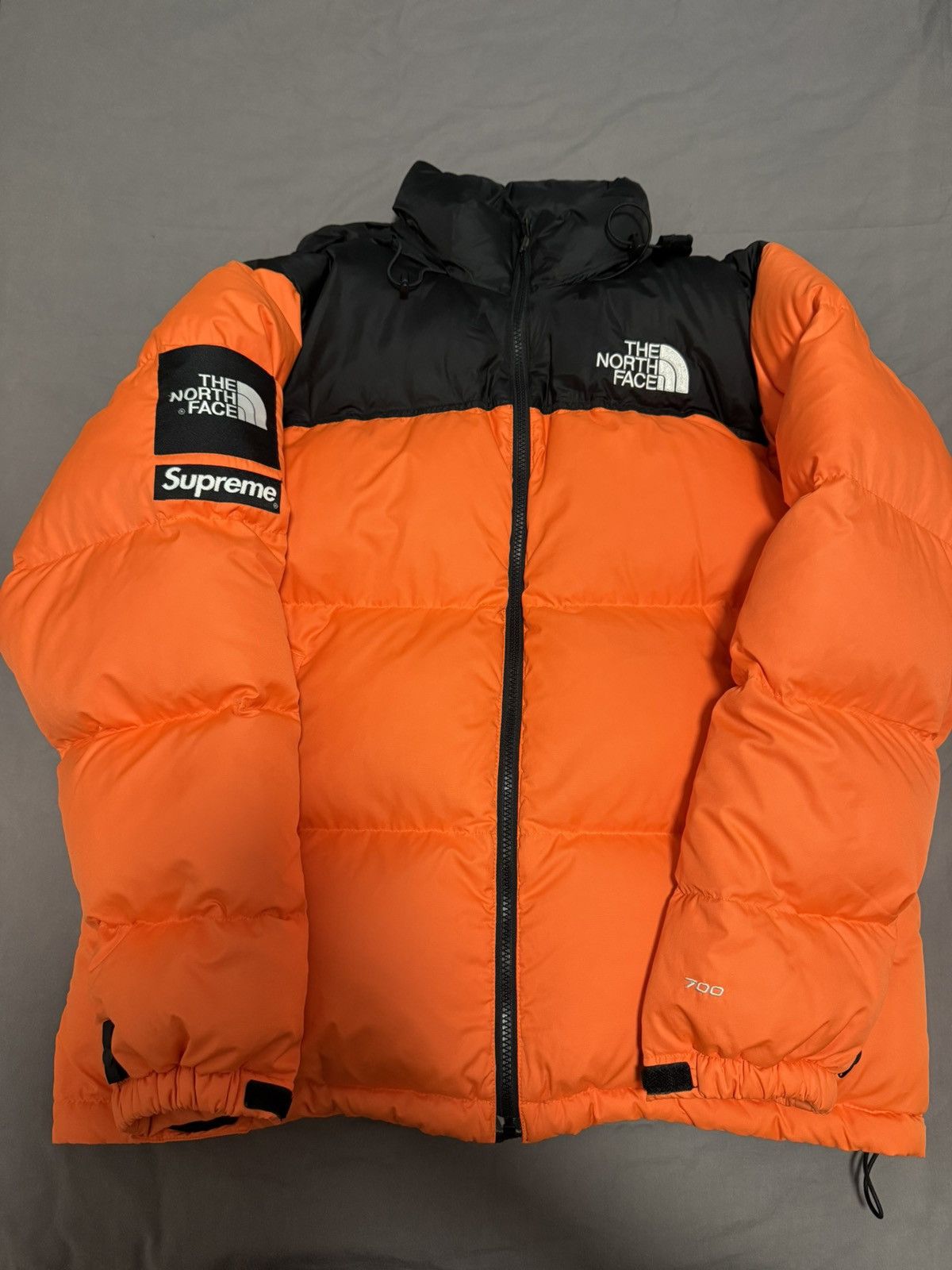 Supreme × The North Face Supreme tnf the north face leaves orange nuptse Jacket Size US L / EU 52-54 / 3 - 1 Thumbnail