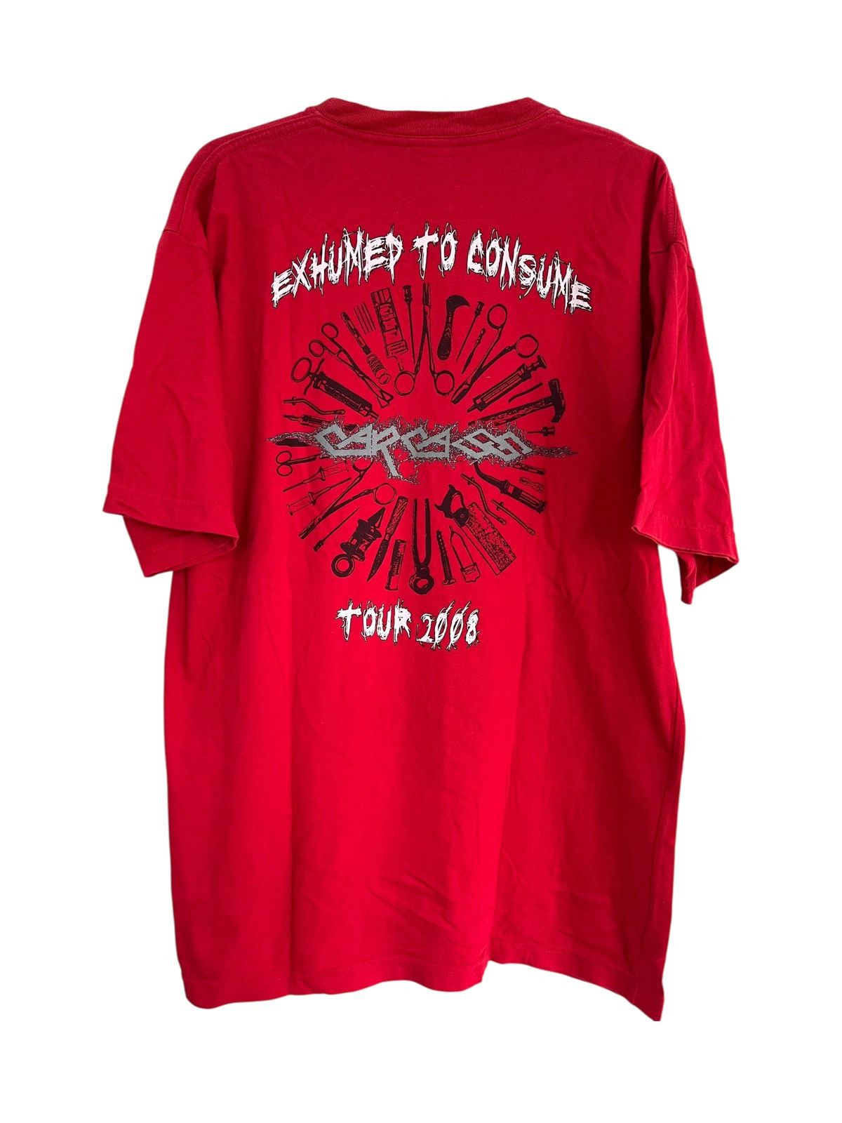 Band Tees Carcass Exhumed to consume Tour 2008 Size US L / EU 52-54 / 3 - 2 Thumbnail