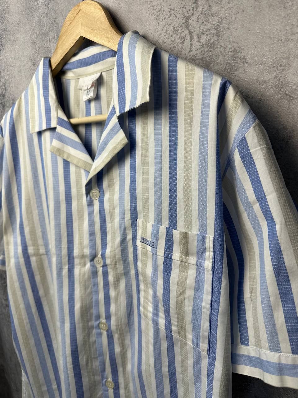 Hanro Hanro of Switzerland Vintage Striped Cotton Shirt Button Size US M / EU 48-50 / 2 - 6 Thumbnail