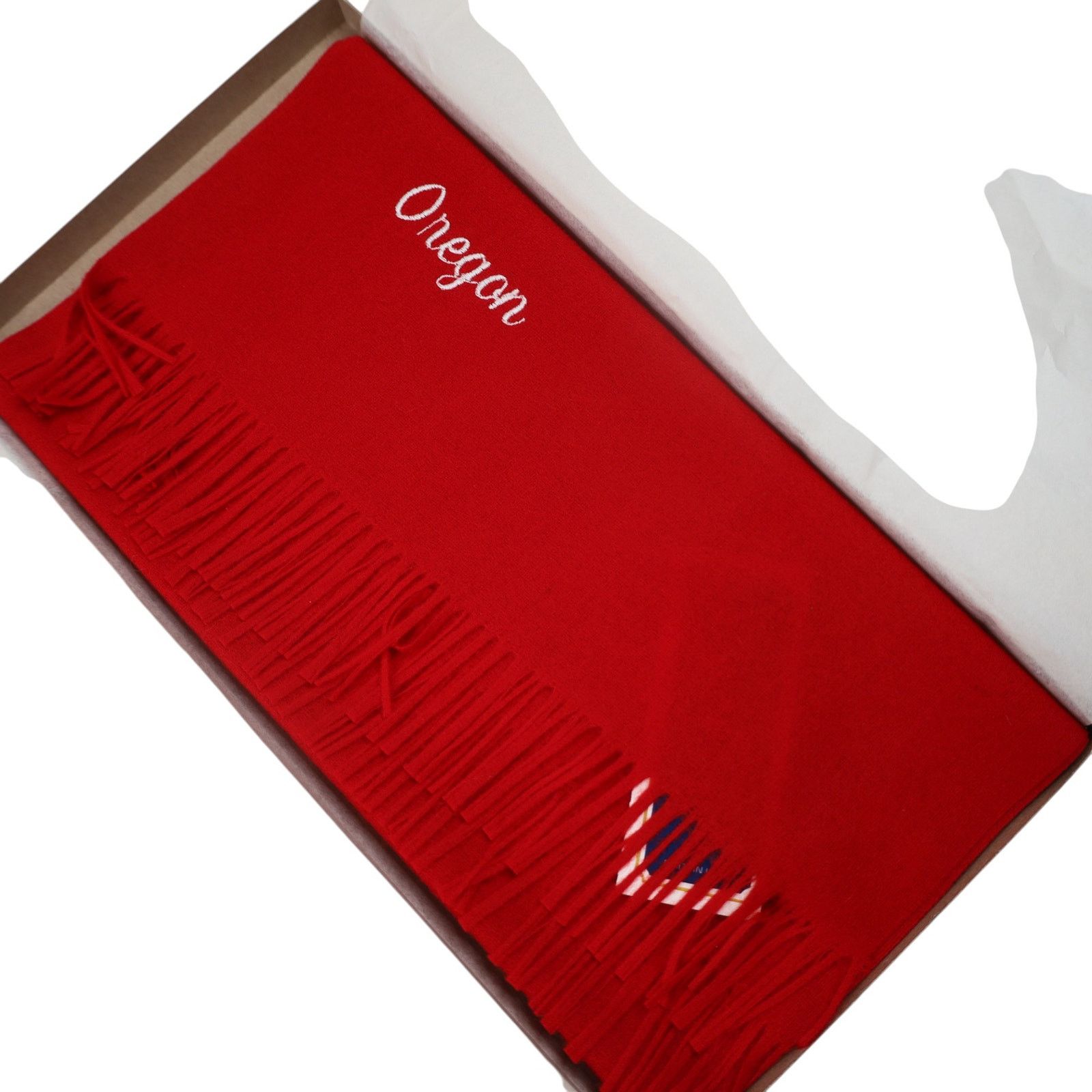 Pendleton × Vintage NWT True Vintage Pendleton "Oregon" Embroidered Wool Scarf Size ONE SIZE - 2 Thumbnail