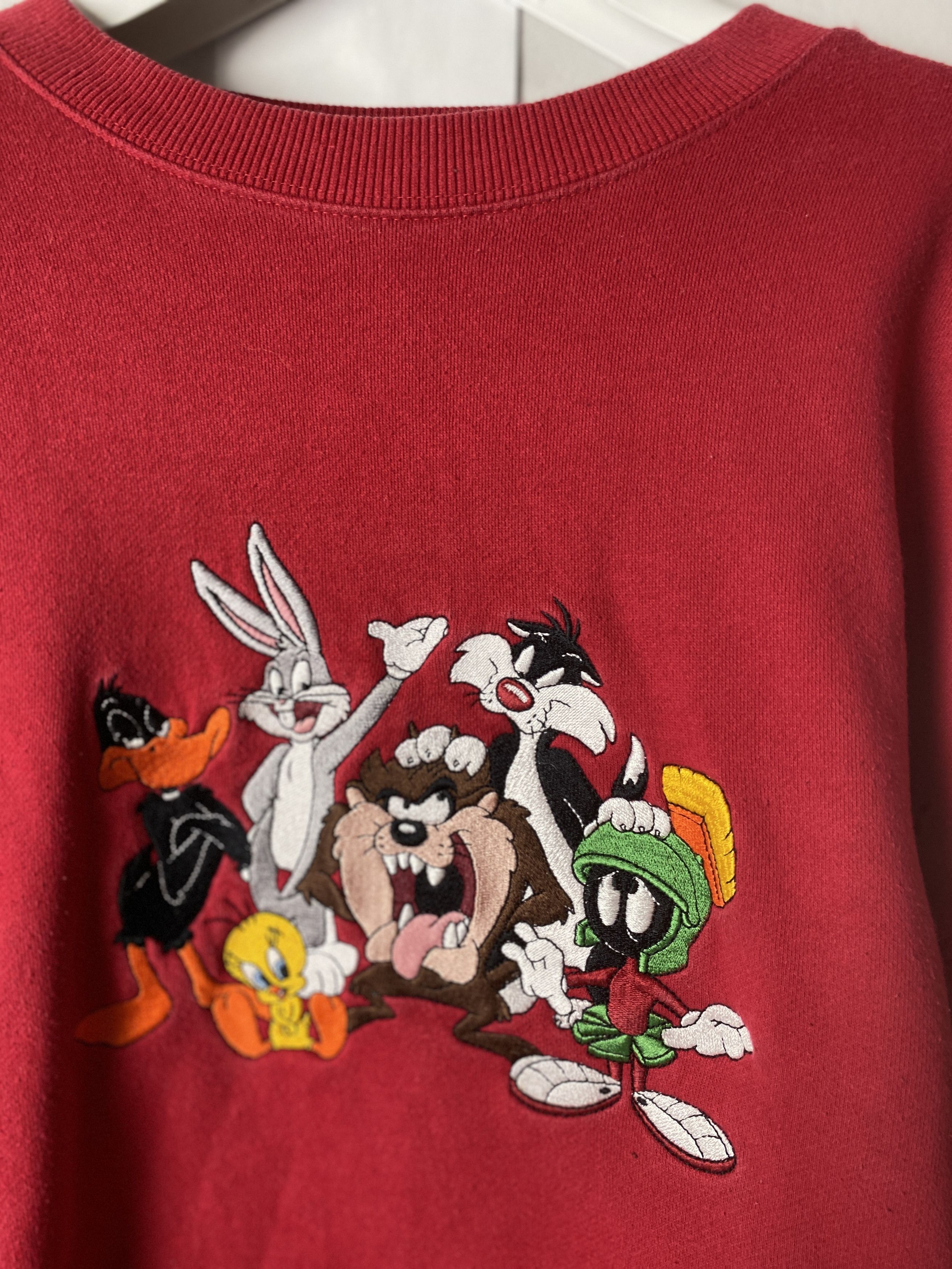 Vintage × Warner Bros Vintage Warner Bros embroidered sweatshirt crewneck Size US M / EU 48-50 / 2 - 2 Thumbnail