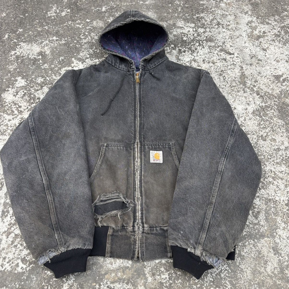 Carhartt Vintage 90s Carhartt JB6865 Aztec Blanket Lined Jacket GRAIL Size US L / EU 52-54 / 3 - 2 Thumbnail