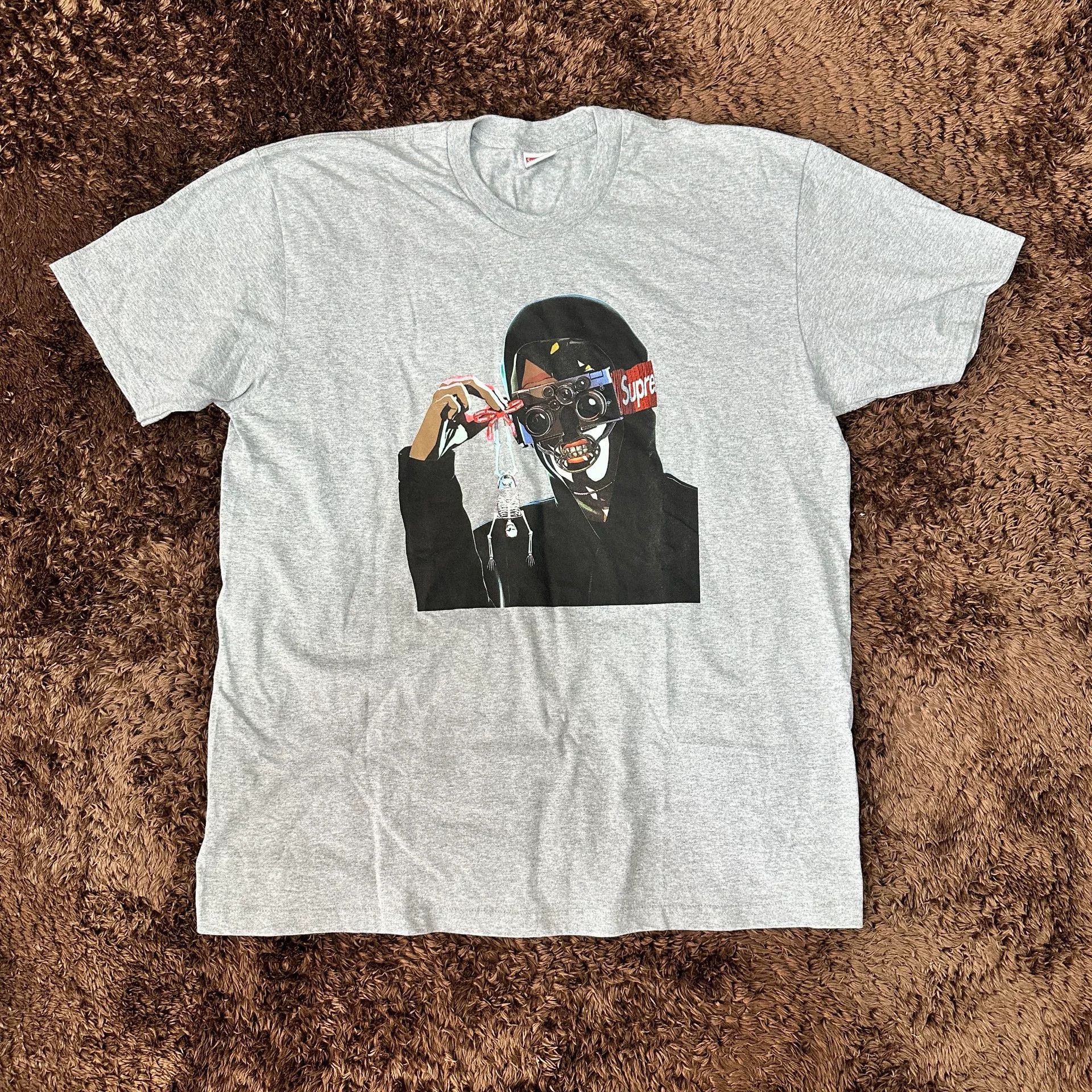Supreme Supreme Gray T-Shirt xl Men Size US XL / EU 56 / 4 - 1 Thumbnail