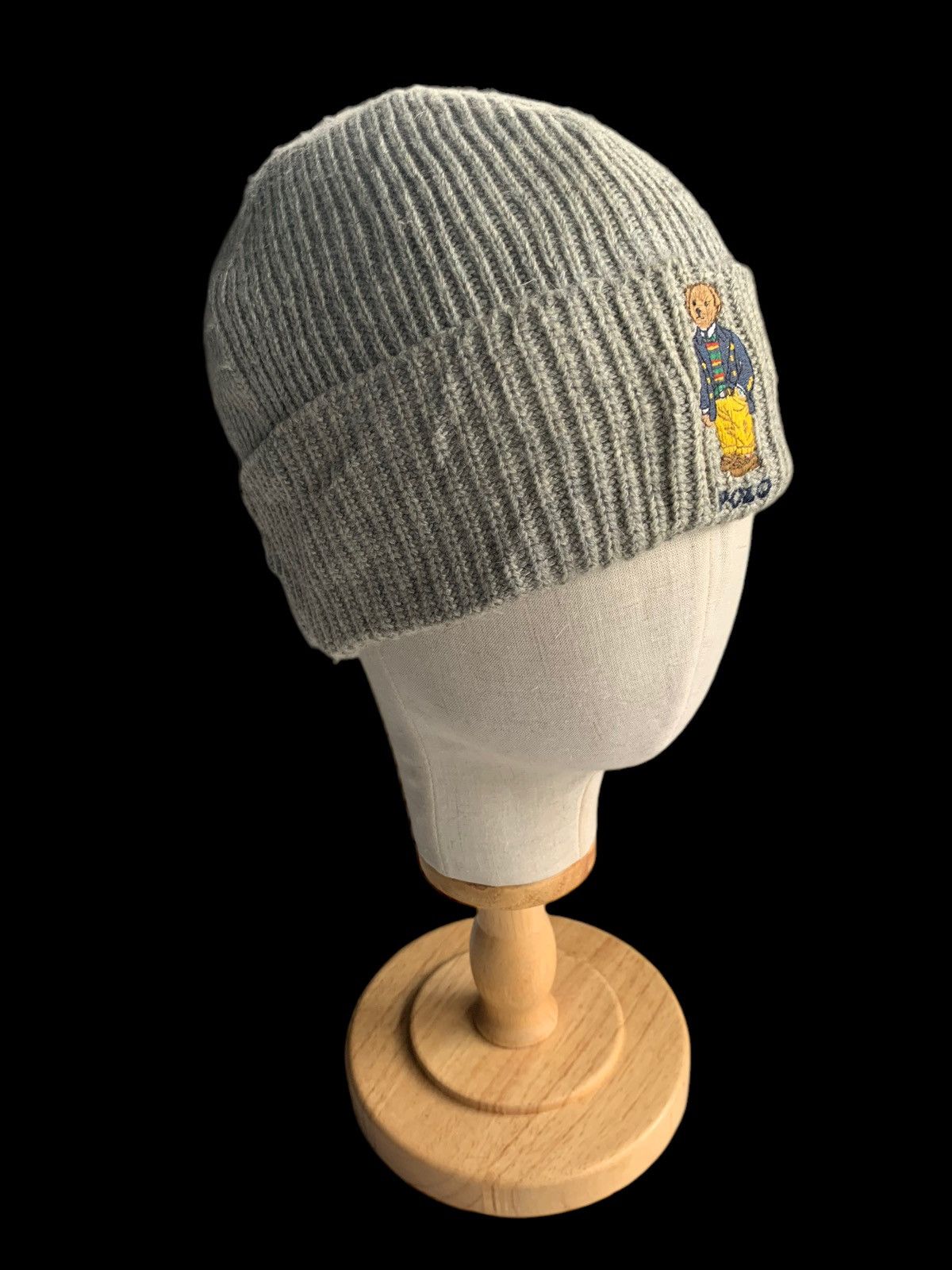 RRL Ralph Lauren Polo Ralph Lauren Bear Hairy Rare Distressed Beanie Hats Size ONE SIZE - 6 Thumbnail